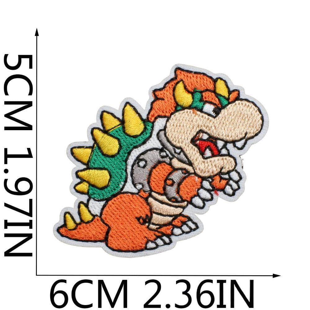 DLDZSW Mario Cartoon Embroidered Patches for Clothing Repair and DIY Decoration (21 Pieces) e1pu1
