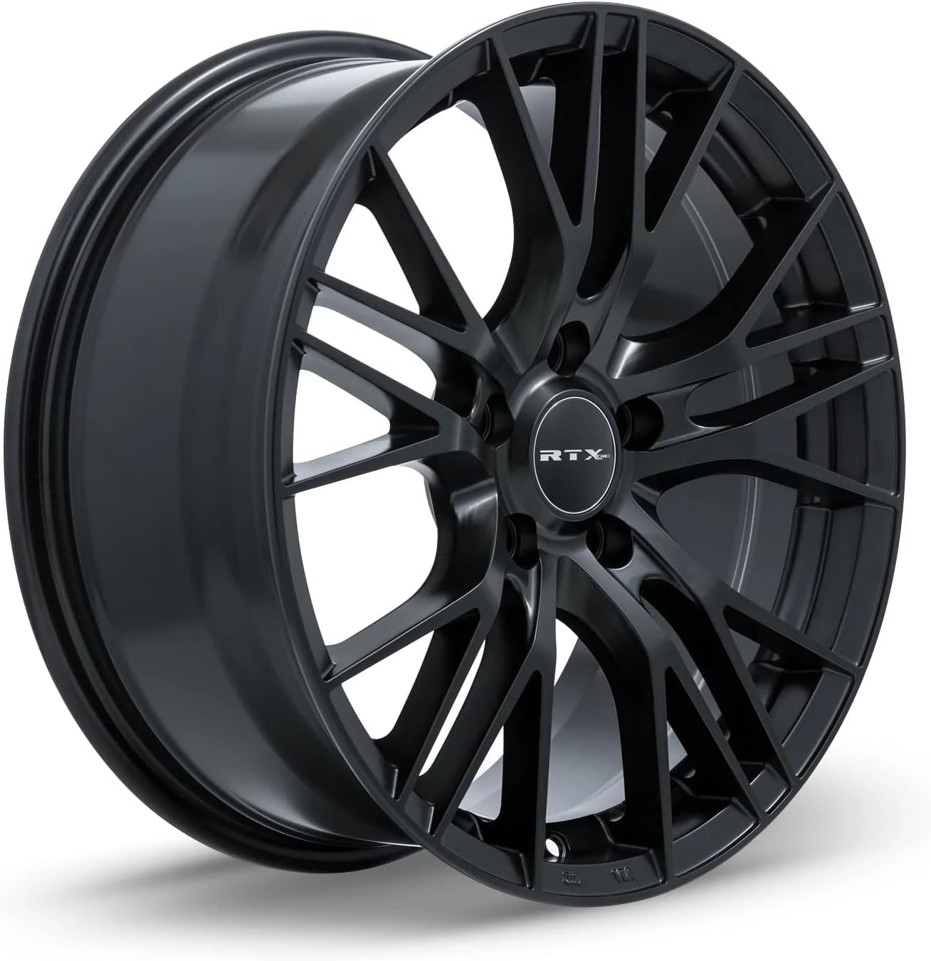 RTX Vertex Aluminum Alloy Wheel (Satin Black, 17x7.5 in, 5x120 Bolt Pattern) gp8f1