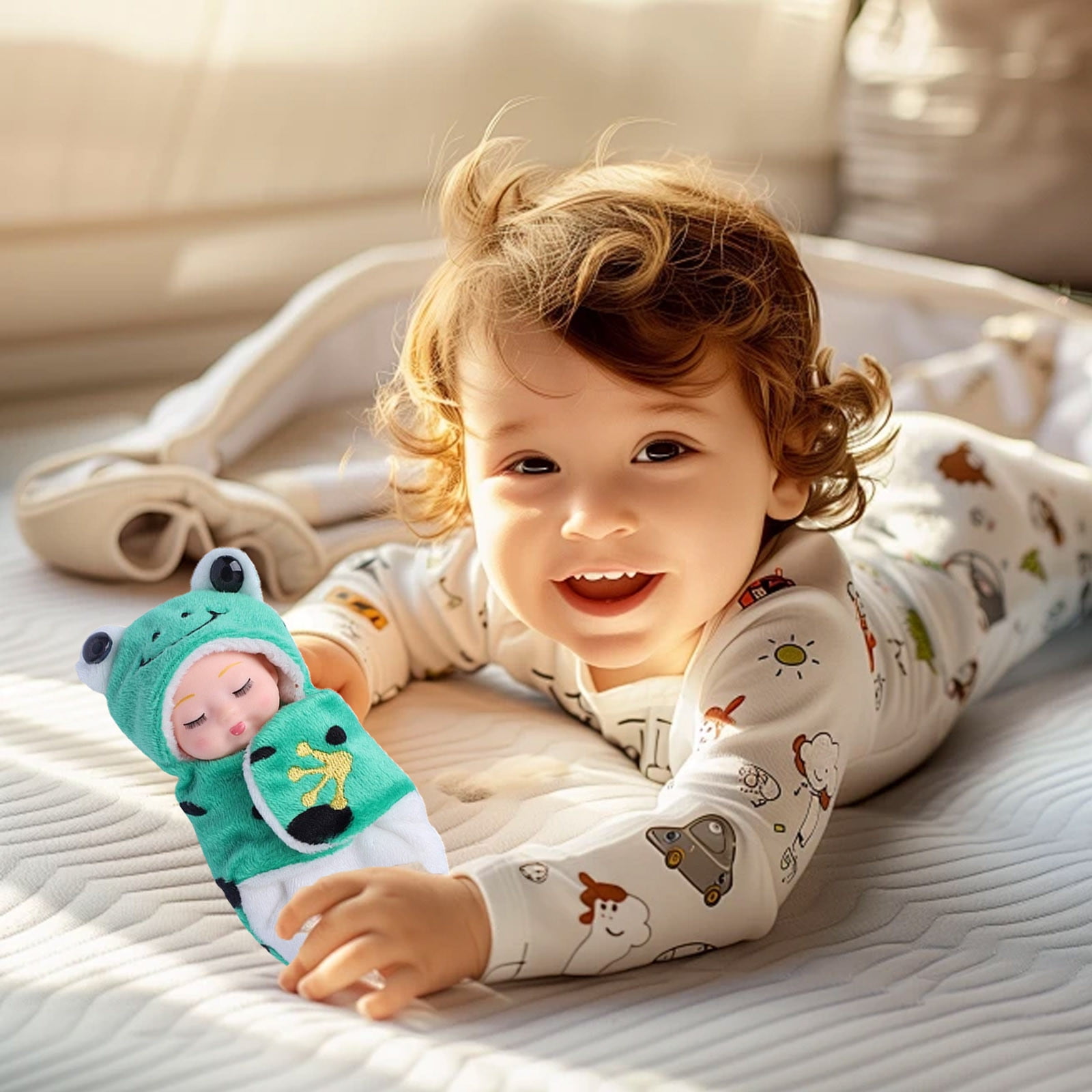 Tarmeek Mini Baby Doll Toy Set with Animal Costume (5 in) 5iij4