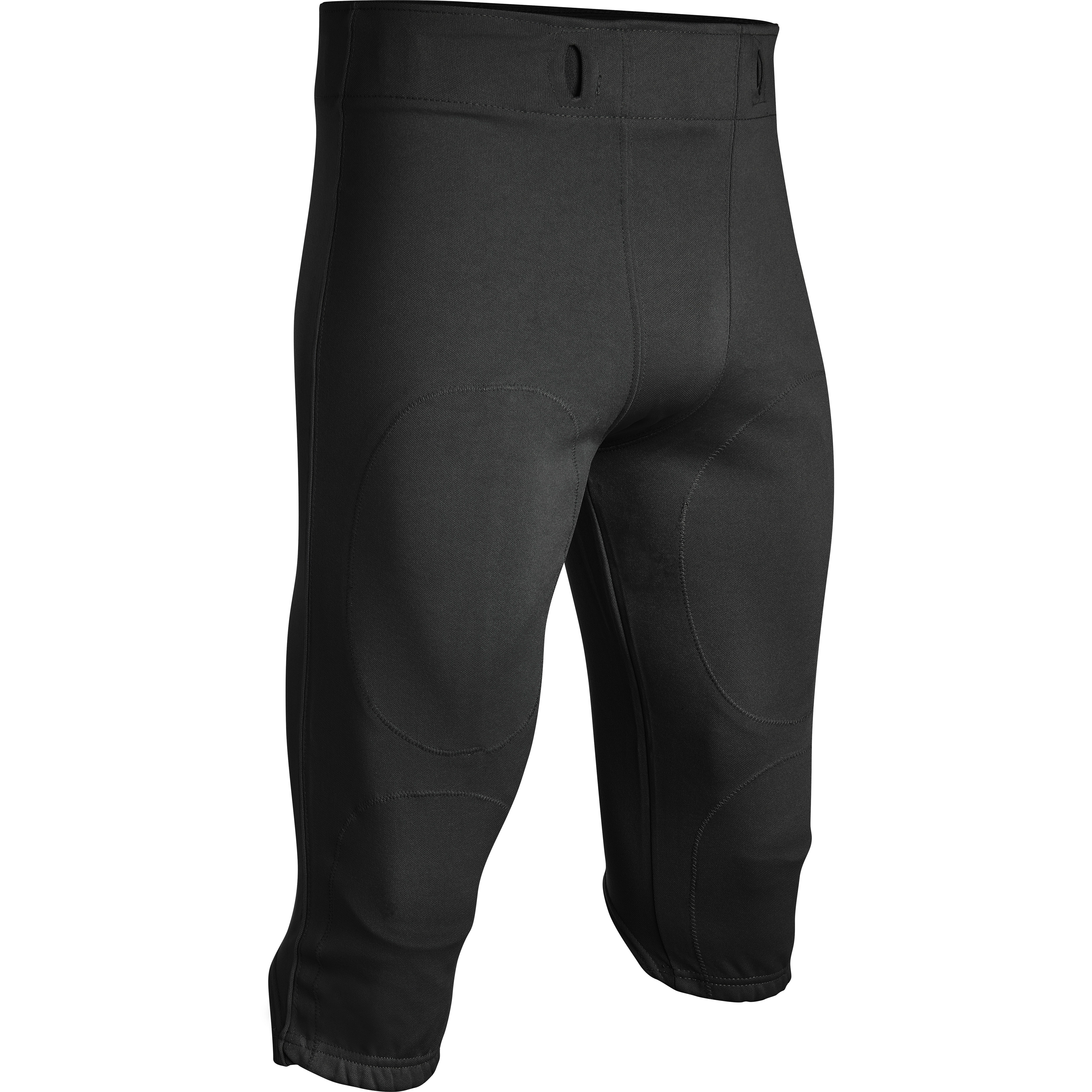 Champro Touchback Football Practice Pants, Durable Double-Knit Athletic Gear (Black, 2X-Large) ayl08