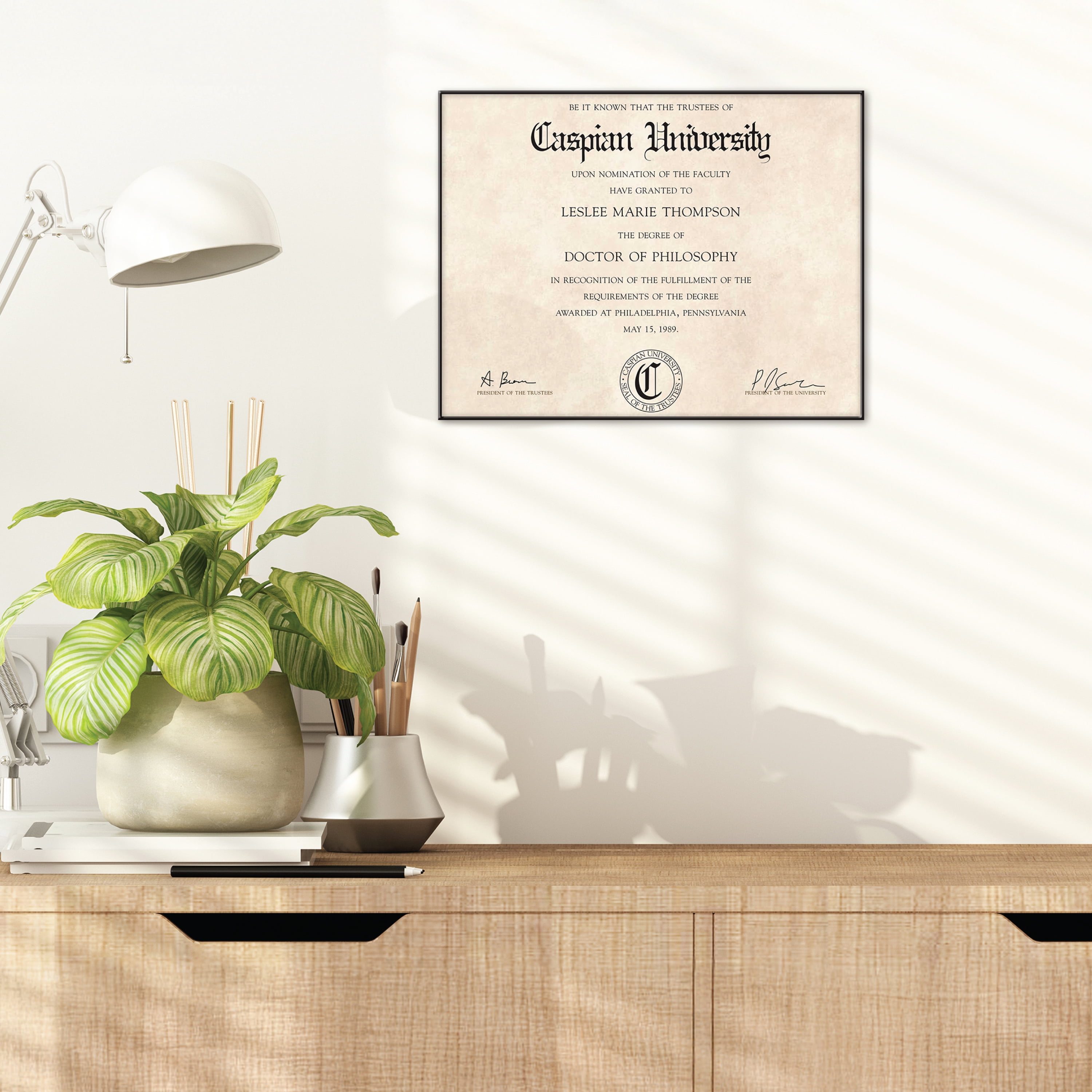 Mainstays Front Loading Picture Frame for 8.5x11 Photos and Documents (Black, 8.5 in x 11 in) 28o9k