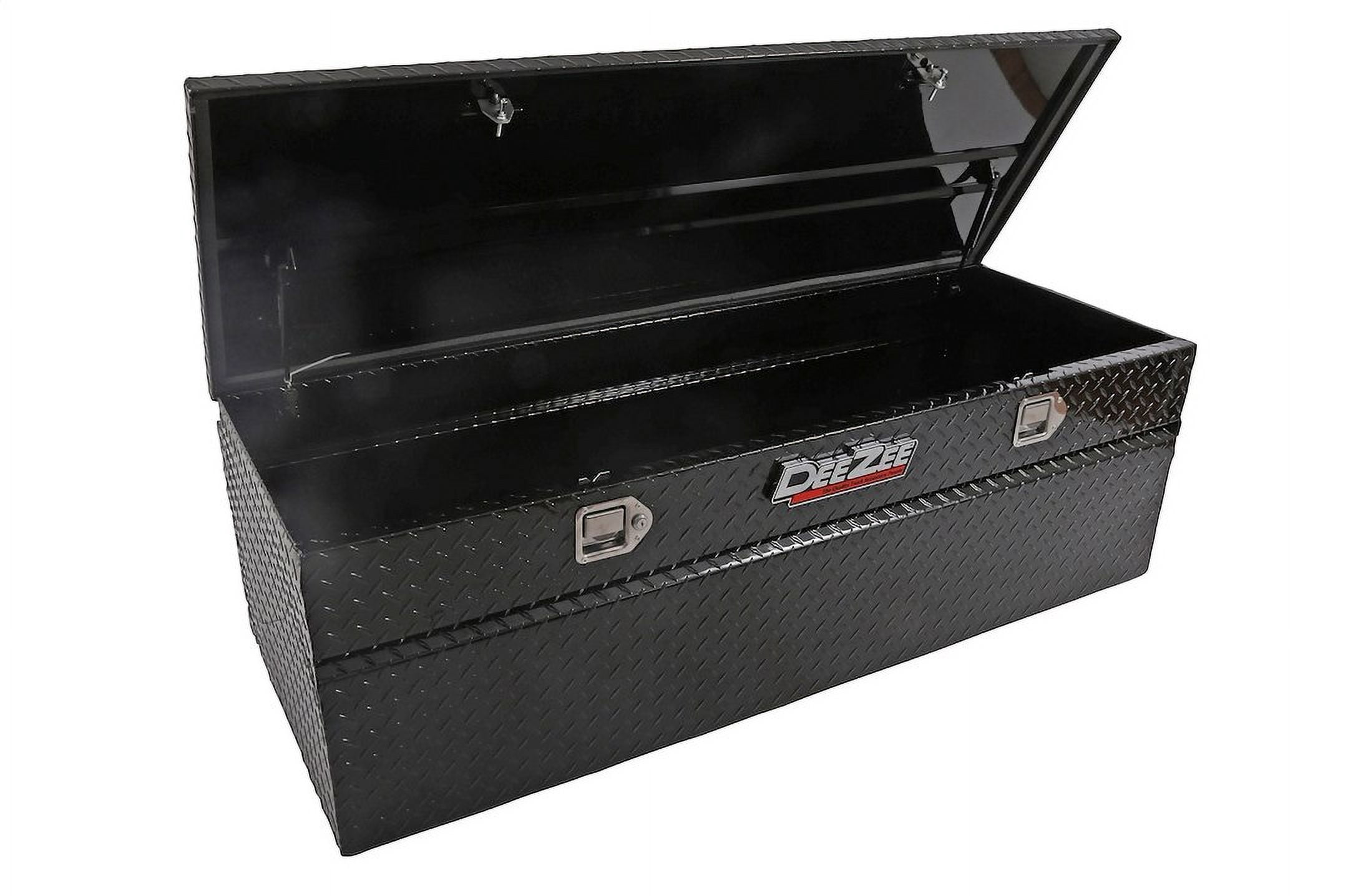 Dee Zee Red Label Utility Chest Heavy-Duty Aluminum Storage Box (Black, 14.9 cu. ft.) 3spgx