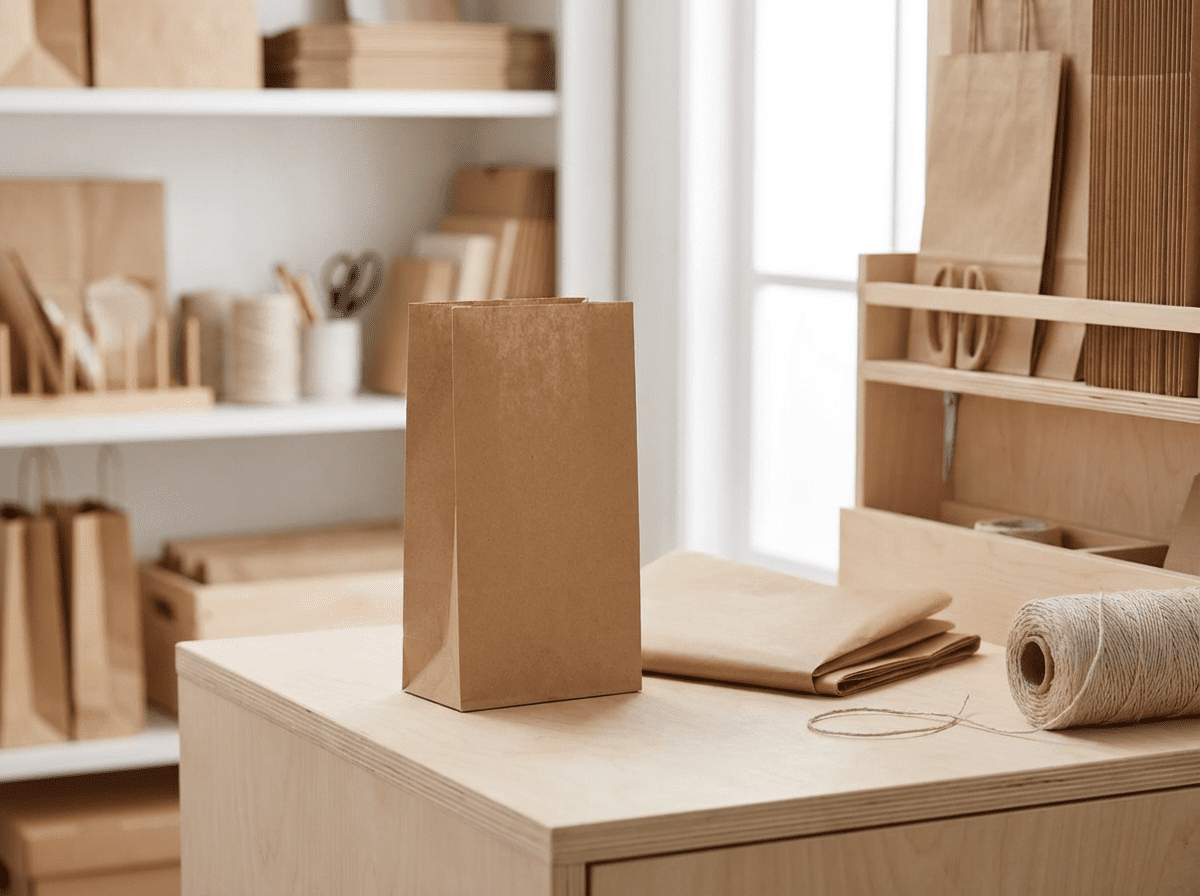 DEMAYA Premium Kraft Brown Paper Bags, Durable Retail and Food Service Packaging (Brown, 500-Count) vxil9