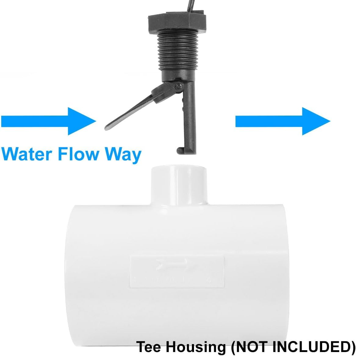XtremepowerUS Pool Flow Switch Assembly Replacement for Salt Chlorine Generator (15 ft Cable) ov25y