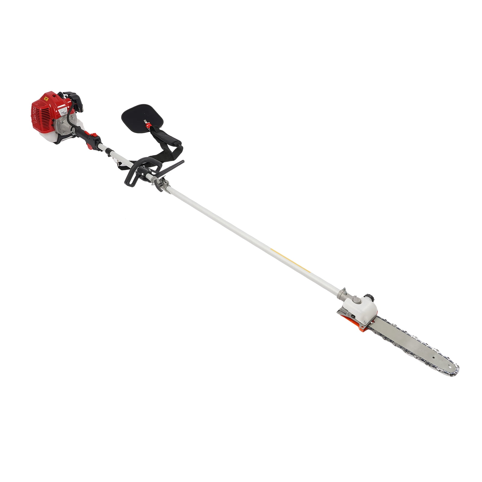CNCEST Gas Powered 2-Stroke Trimmer Saw, Retractable Long Pole Tree Branch Pruner (Red, 12 in) kmyl1 - Image 7