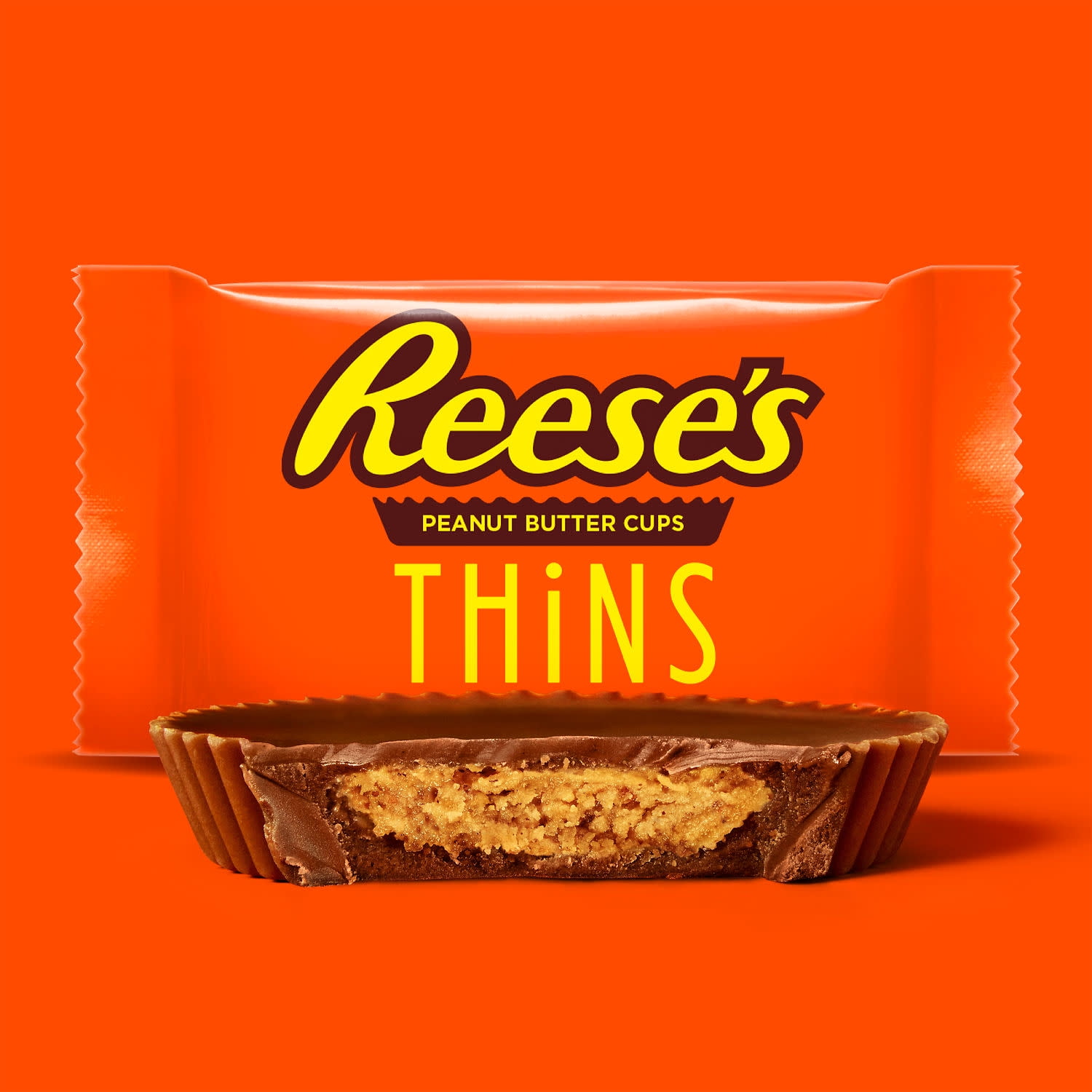 Reese's Thins Chocolate Peanut Butter Cups Candy (Milk Chocolate, 7.37 oz) bokzw