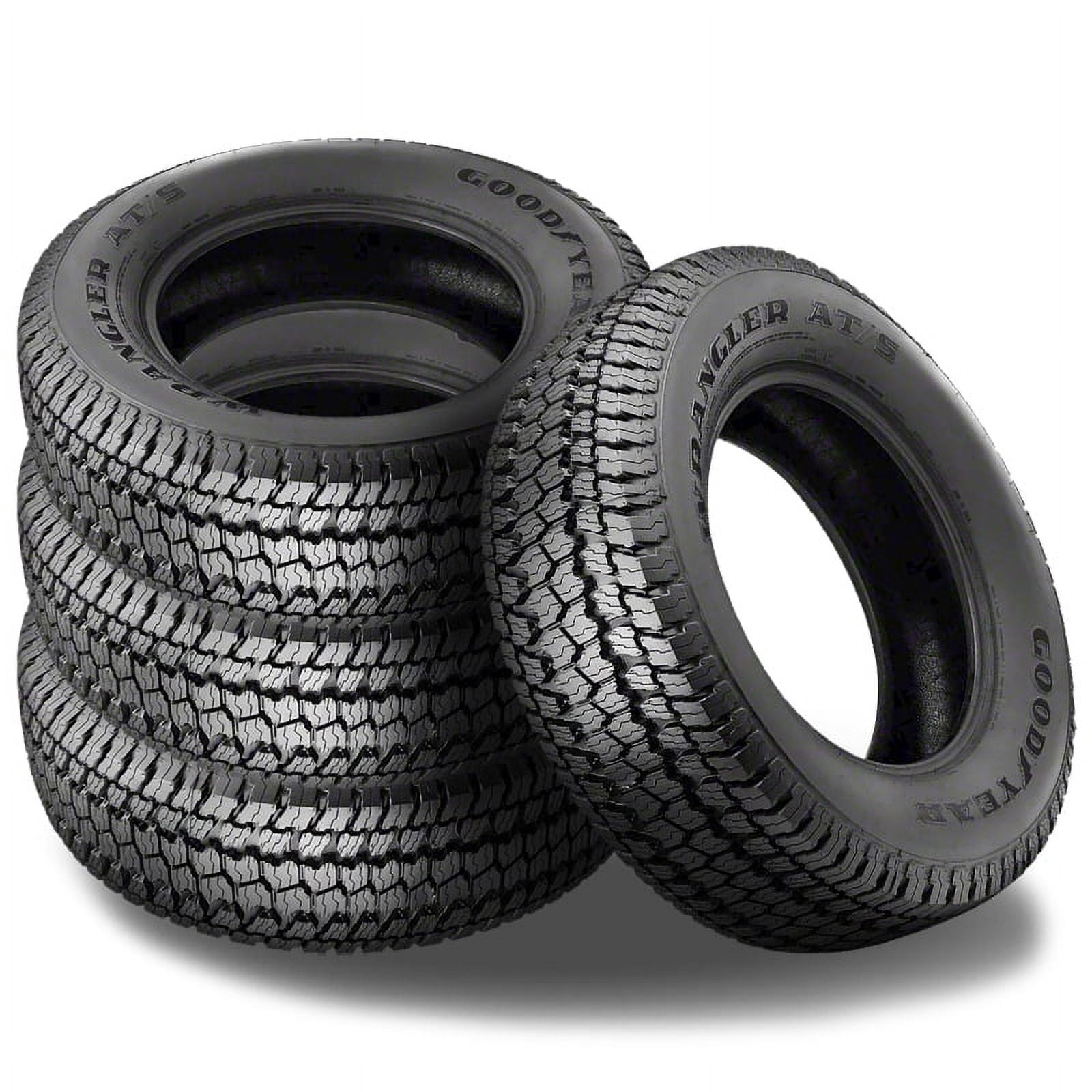 Goodyear Wrangler AT/S All-Terrain Truck Tires (P265/70R17, Set of 4) nwc5e