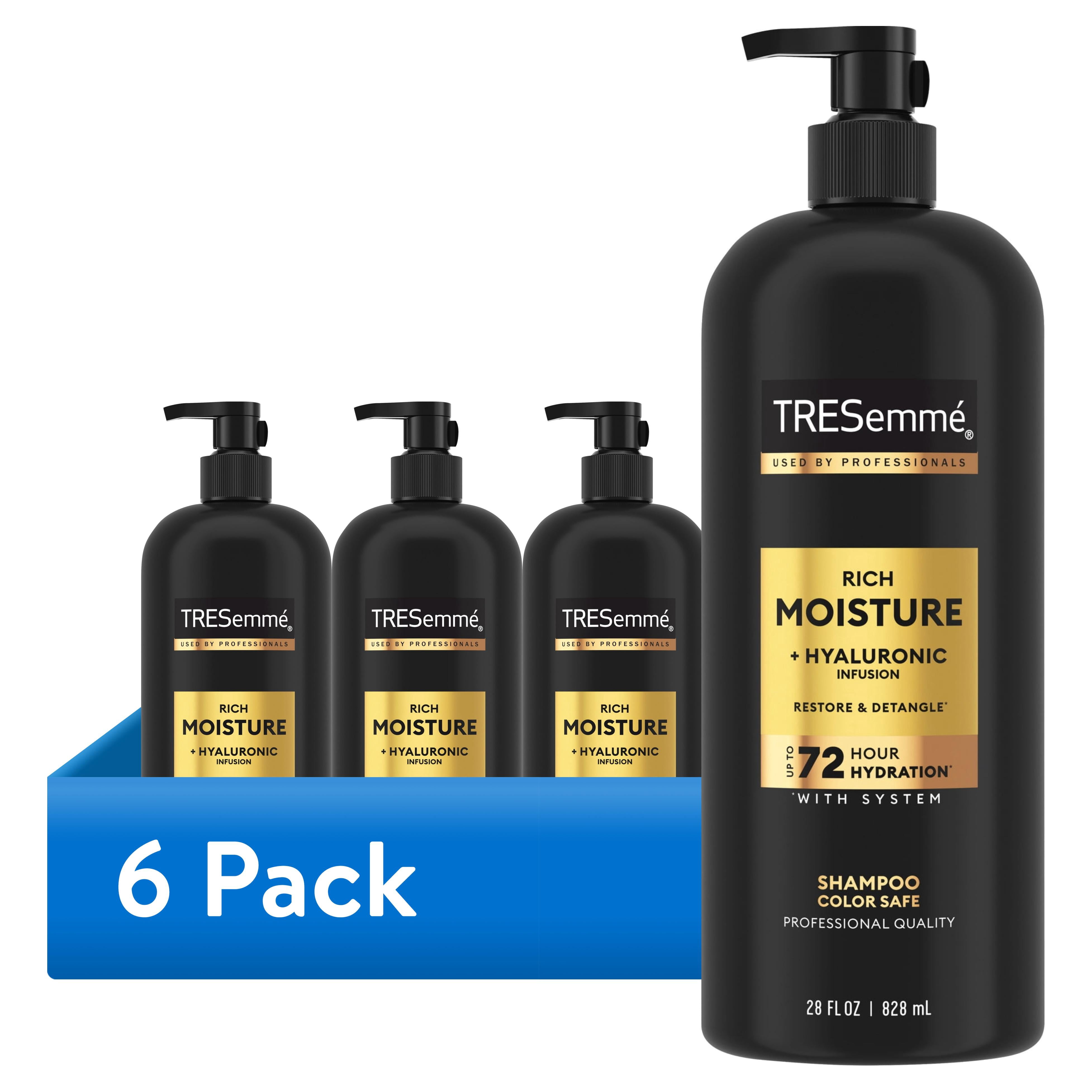 TRESemmé Keratin Smooth Frizz Control Shampoo, Professional Anti-Frizz Hair Care (6 Pack, 28 fl oz) eli57