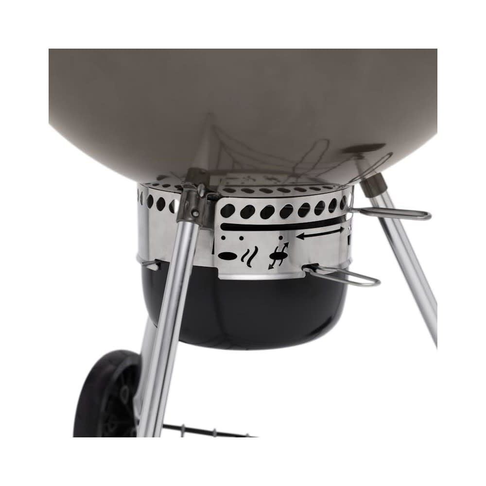 Weber Master-Touch Charcoal Grill, Large Outdoor Cooking Station (Smoke Gray, 26 in) e2xk1