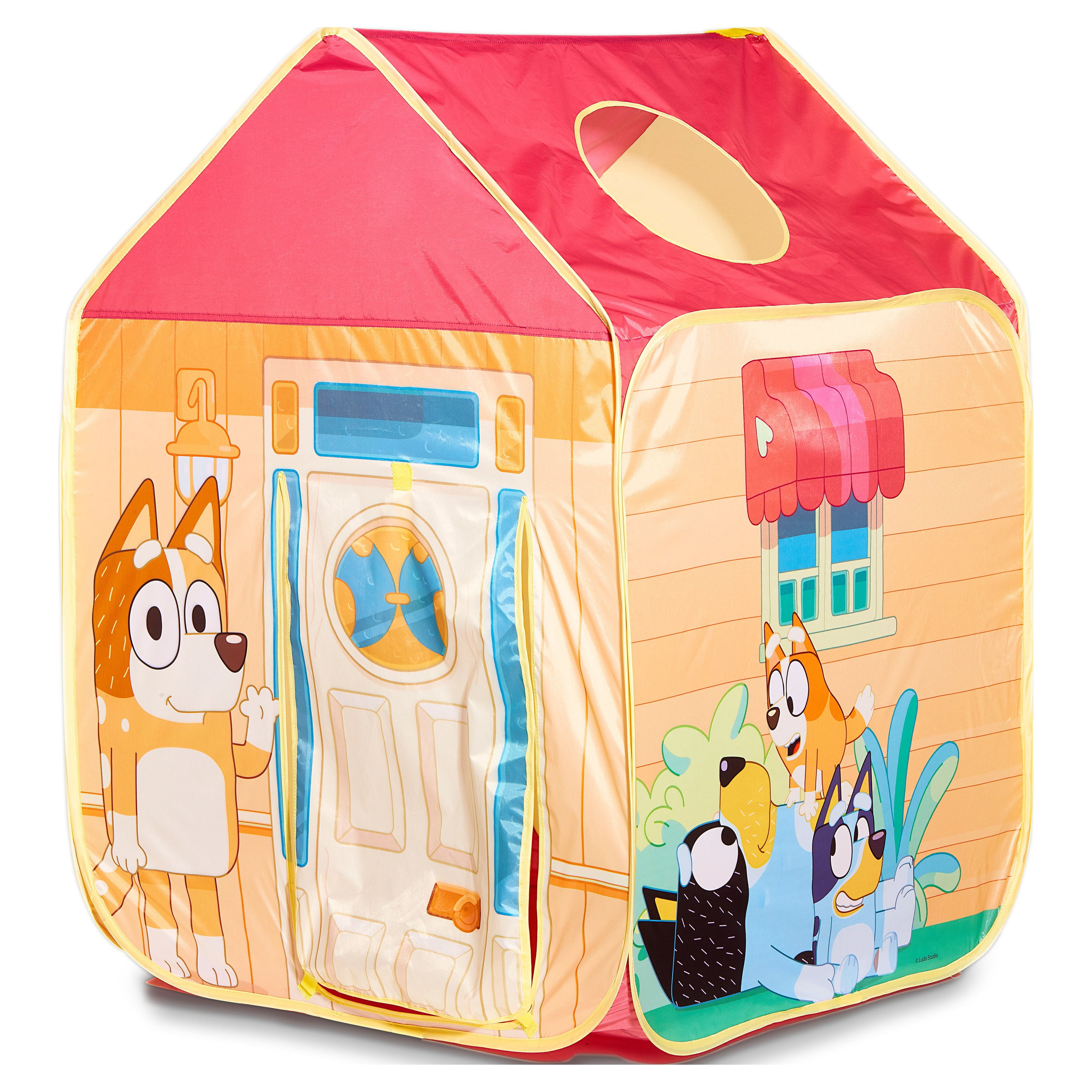 Bluey Play House Pop Up Play Tent (Orange, 36 in x 36 in x 36 in) 7od3f