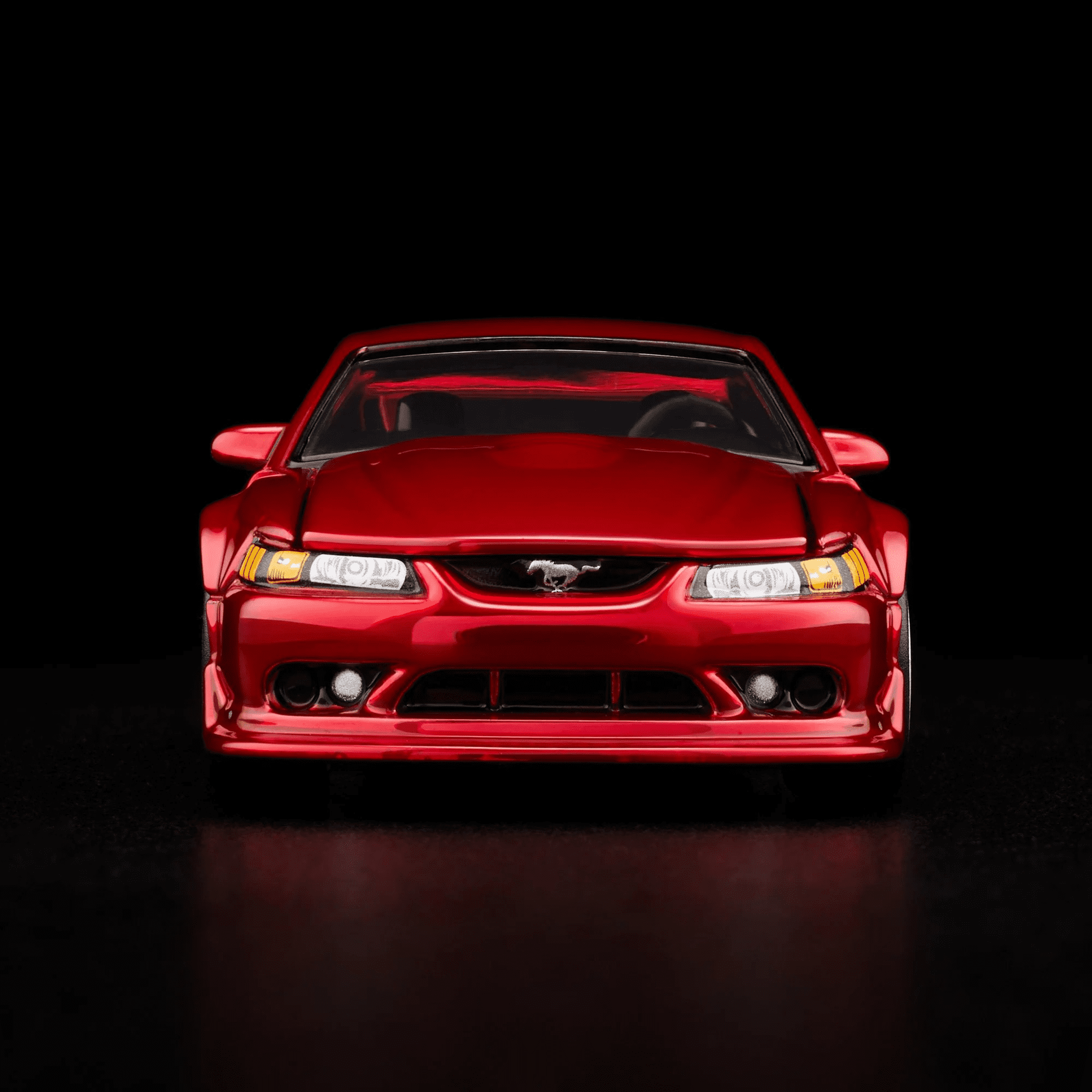 Hot Wheels RLC Exclusive 2000 Ford Mustang SVT Cobra R Diecast Car (Red, 1:64 Scale) obkab