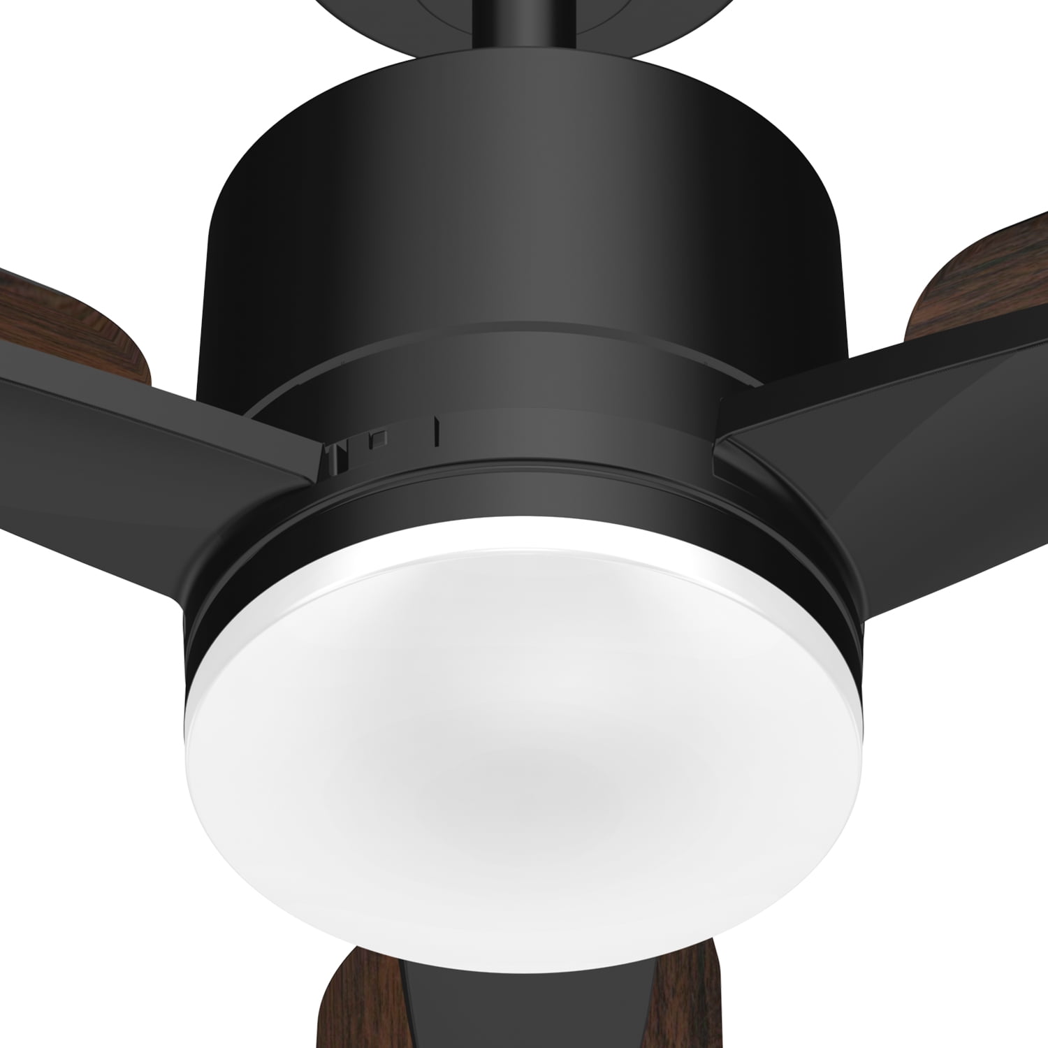 Mainstays 42 in Ceiling Fan with LED Light and Remote Control (Black, 42 in) ofavv