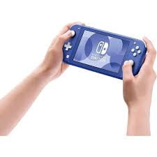 Nintendo Switch Lite Handheld Gaming Console with Tempered Glass Screen Protector (Blue, 1 Pack) jy4t5