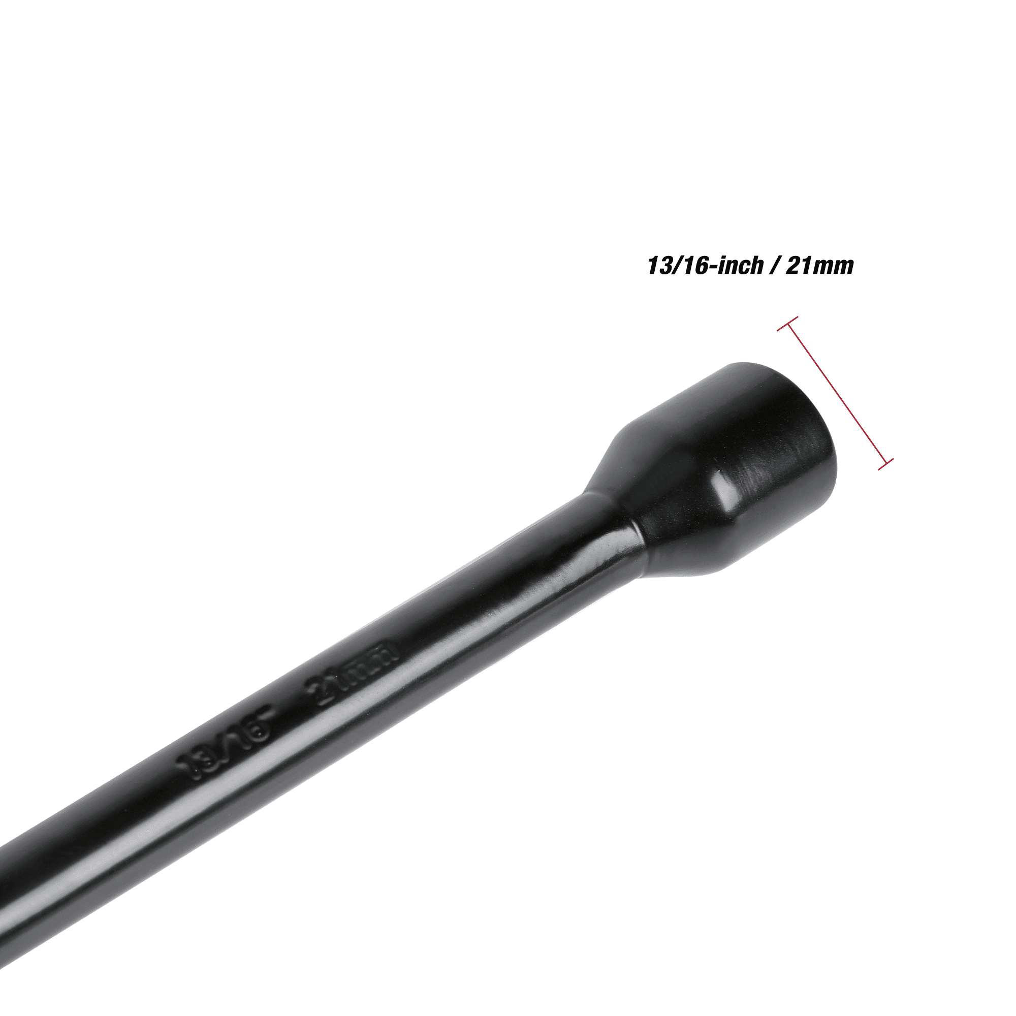 Hyper Tough Heavy Duty Lug Wrench Carbon Steel Tire Iron (Black, 16 in) xzsm7