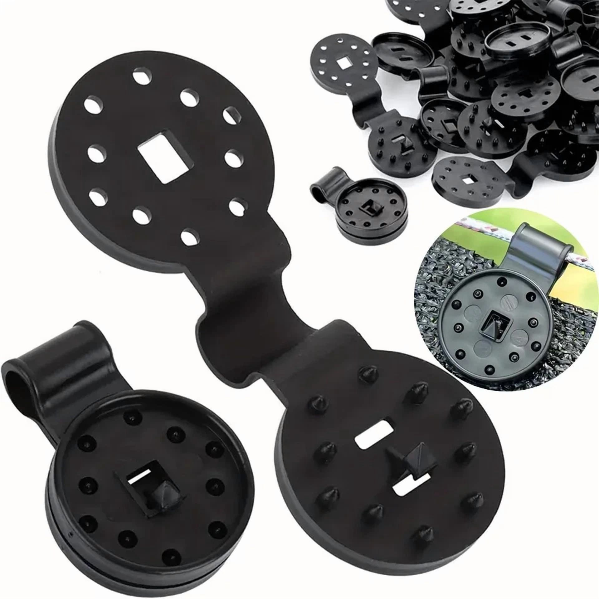 PURELY Sun Shade Clips for Garden Netting (Black, 50 Pack) a0e2u