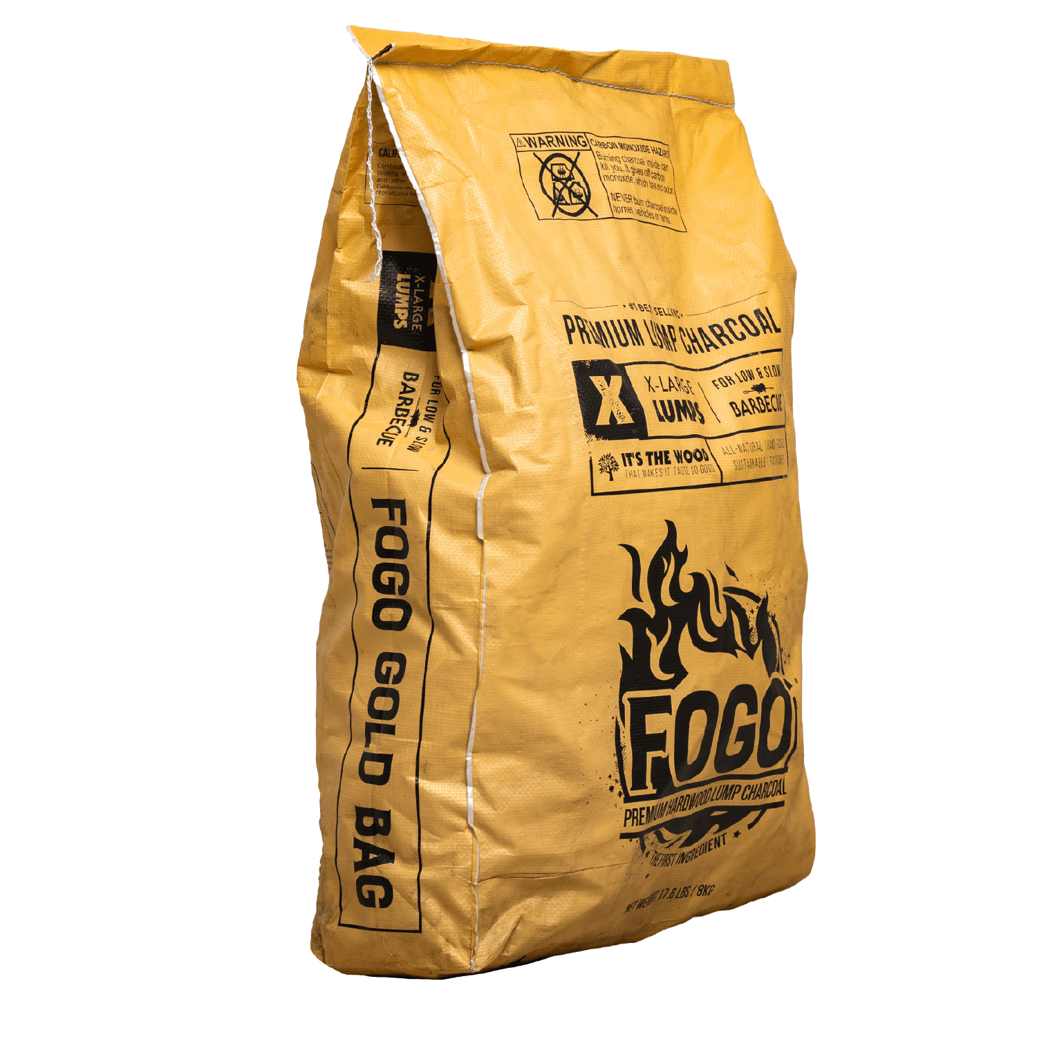FOGO Premium Oak Hardwood Lump Charcoal for Grilling and Smoking (17.6 lb) ydpow