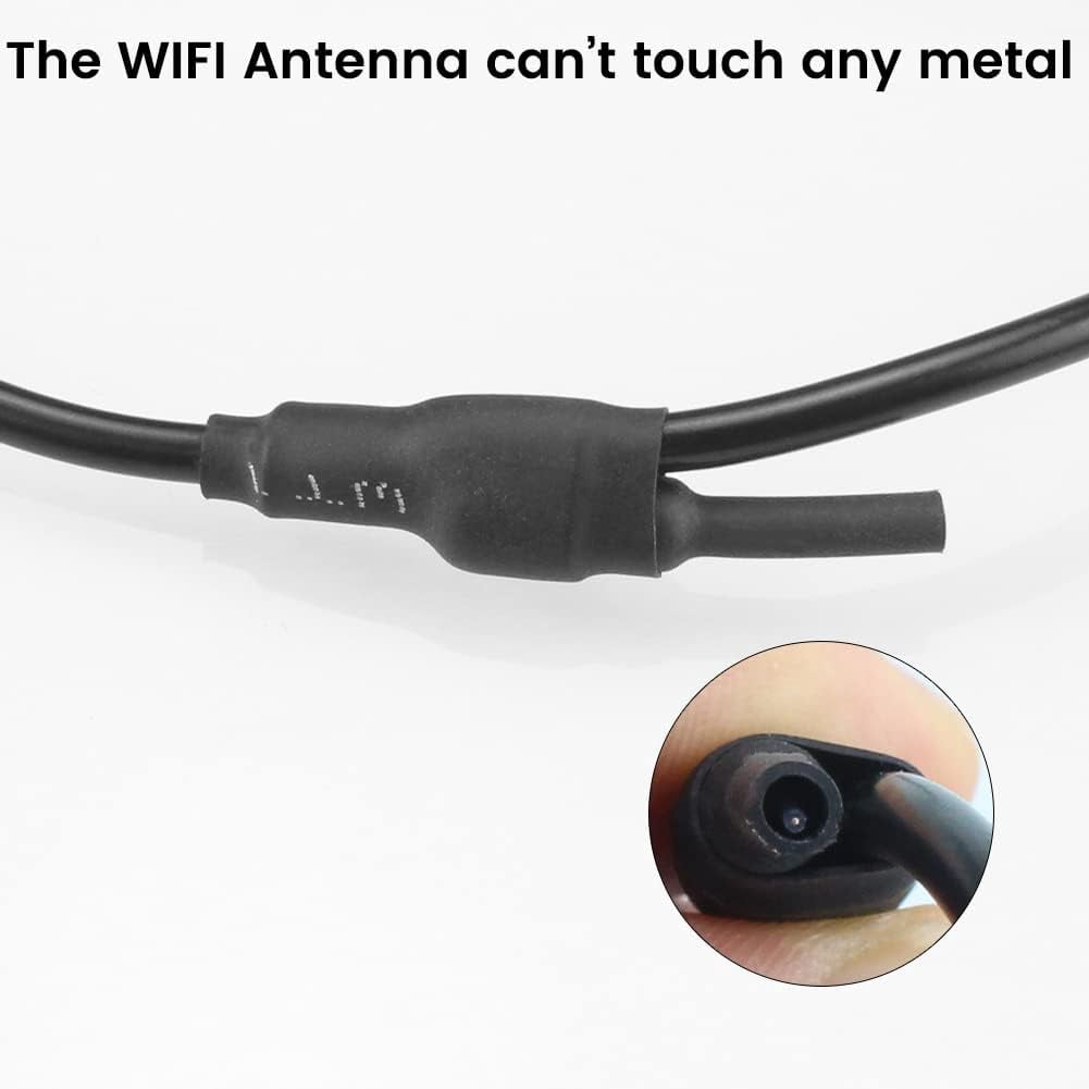 Nikauto 5G WiFi Wireless Backup Camera, 720P HD License Plate Reverse Camera for iOS and Android (Black, 0.2 oz) mogld - Image 6