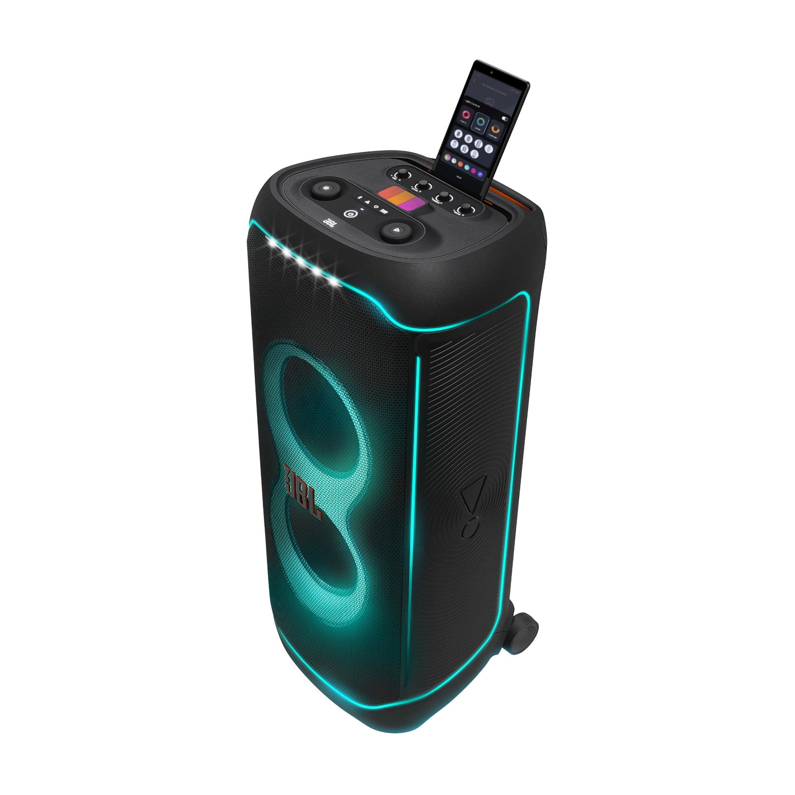 JBL PartyBox Ultimate High-Power Wireless Party Speaker with Dynamic Lightshow and Splashproof Design (Black) ny8wo