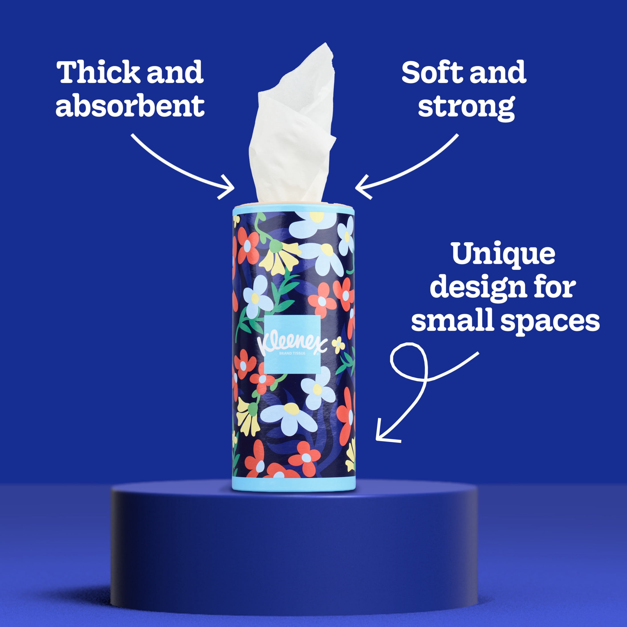 Kleenex Perfect Fit Facial Tissues, 2-Ply Soft & Absorbent Paper Tissues (White, 100 Total Tissues) 8k9j1