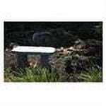 Kay Berry Carved Medium Garden Bench Hand Cast Stone (29 in x 12 in x 14.5 in) wbp9b
