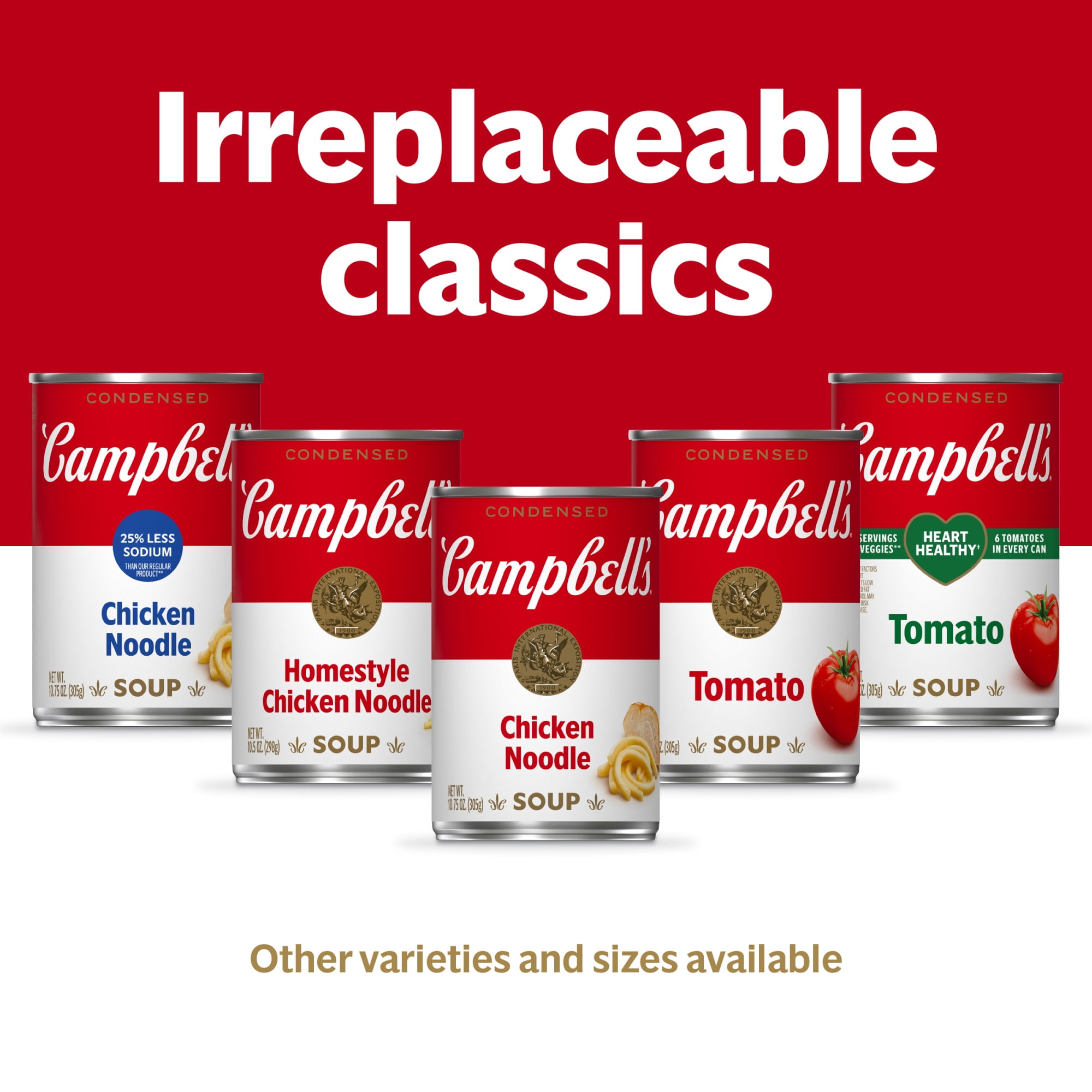 Campbell's Condensed Homestyle Chicken Noodle Soup (Family Size, 22.2 oz) la2v9