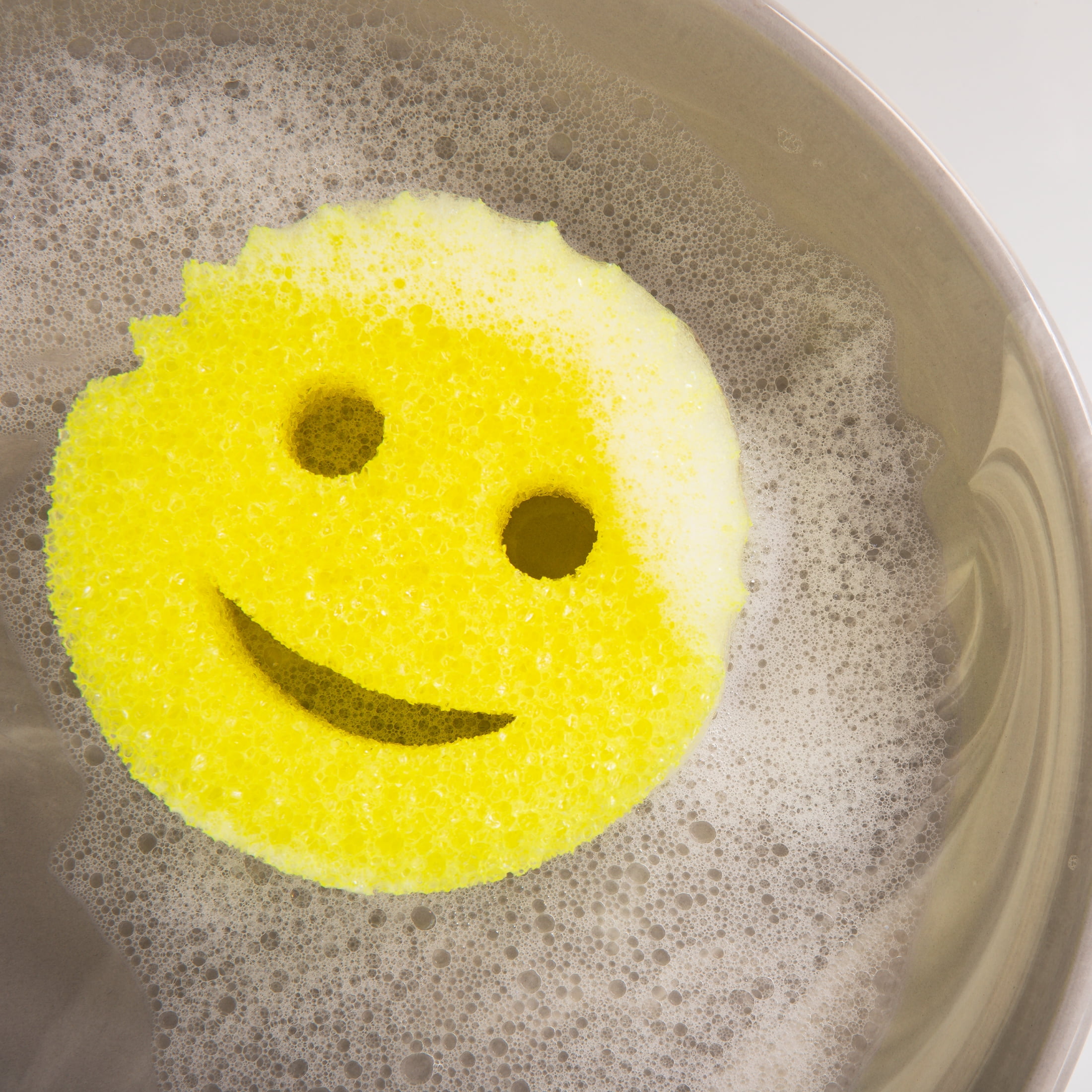 Scrub Daddy Original Scratch-Free Cleaning Sponge, Heavy-Duty Kitchen & Bath Scrubber (Yellow, 1 Count) vpfd7