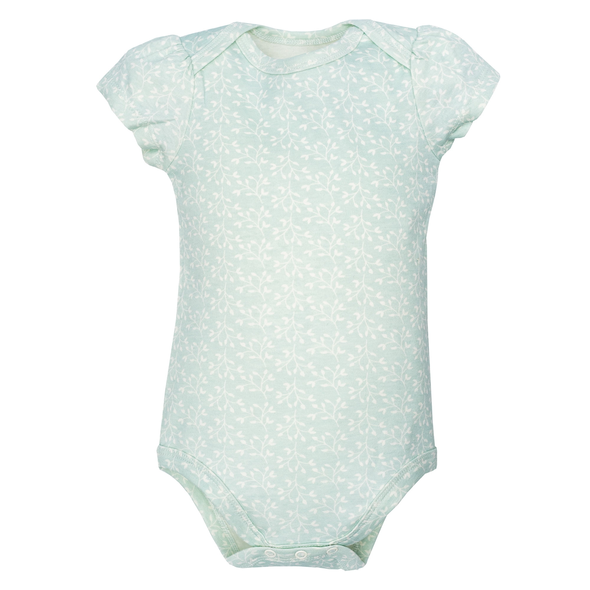 Hudson Baby Infant Girls Cotton Bodysuits (Enchanted Forest, 5-Pack, Preemie) g6hv9