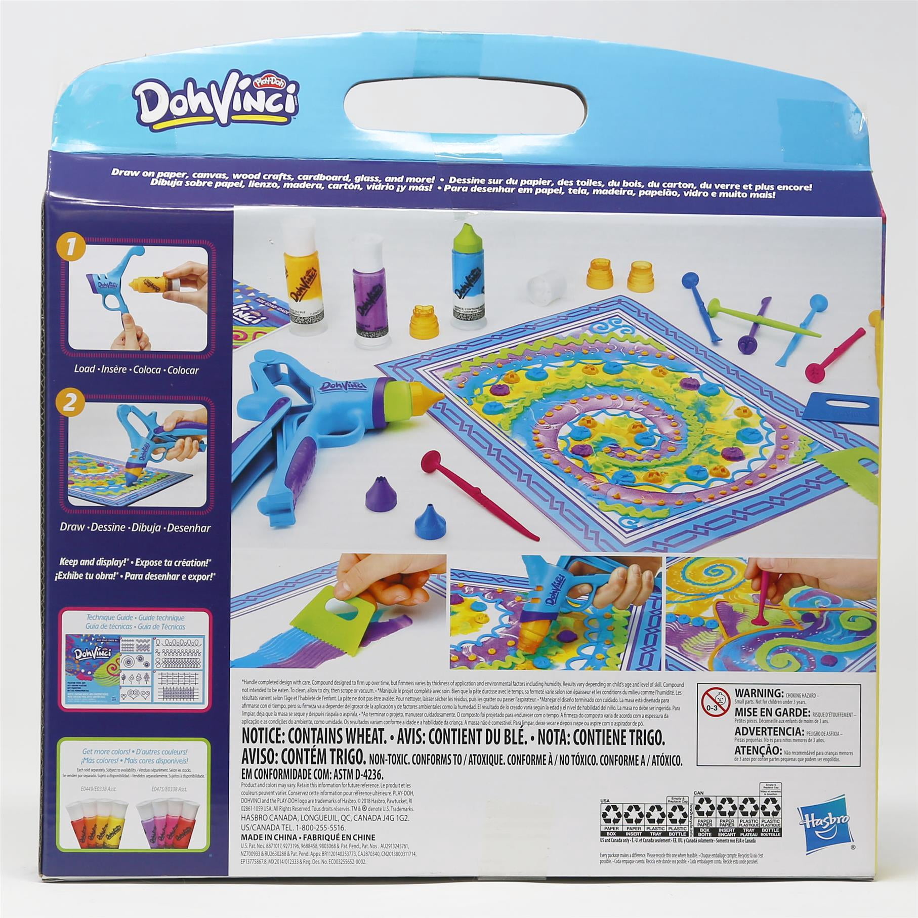 Play-Doh DohVinci Creative Art Activity Set (Blue, 1 Pack) y99eo