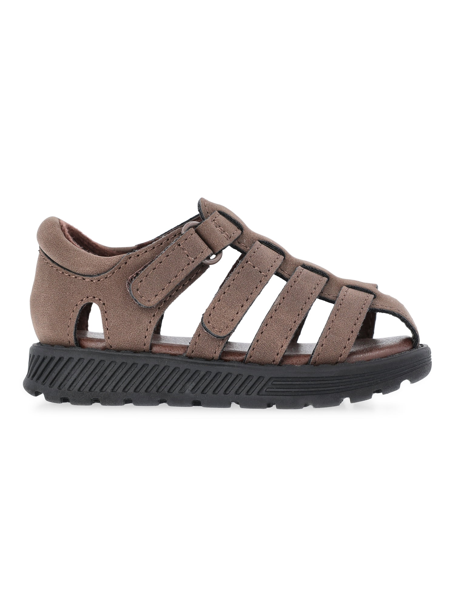 Wonder Nation Baby Boys Fisherman Sandals (Brown, 5 in) tro8n