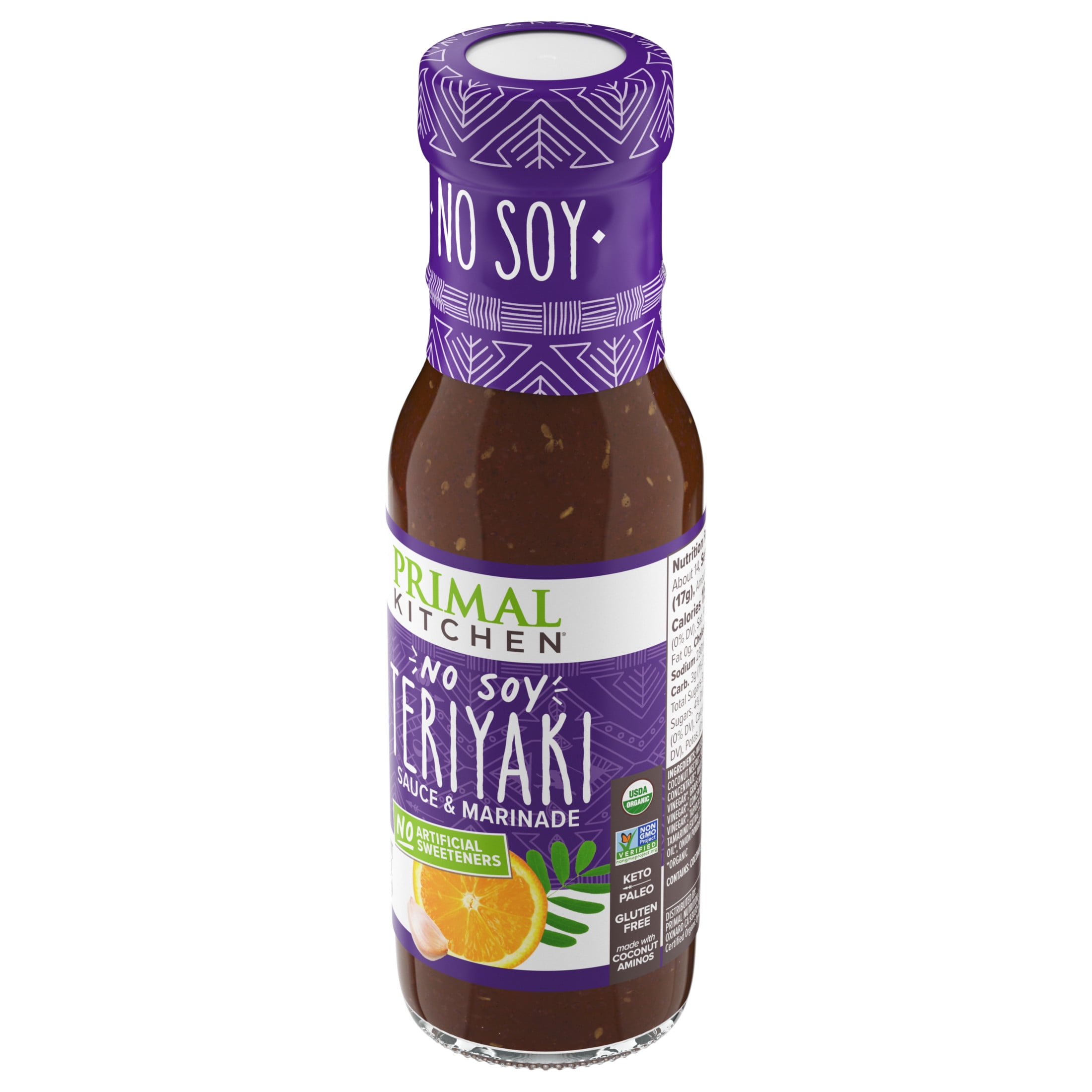 Primal Kitchen Organic Teriyaki Sauce and Marinade, Soy-Free, Keto and Paleo Friendly (8.5 oz) ss87r