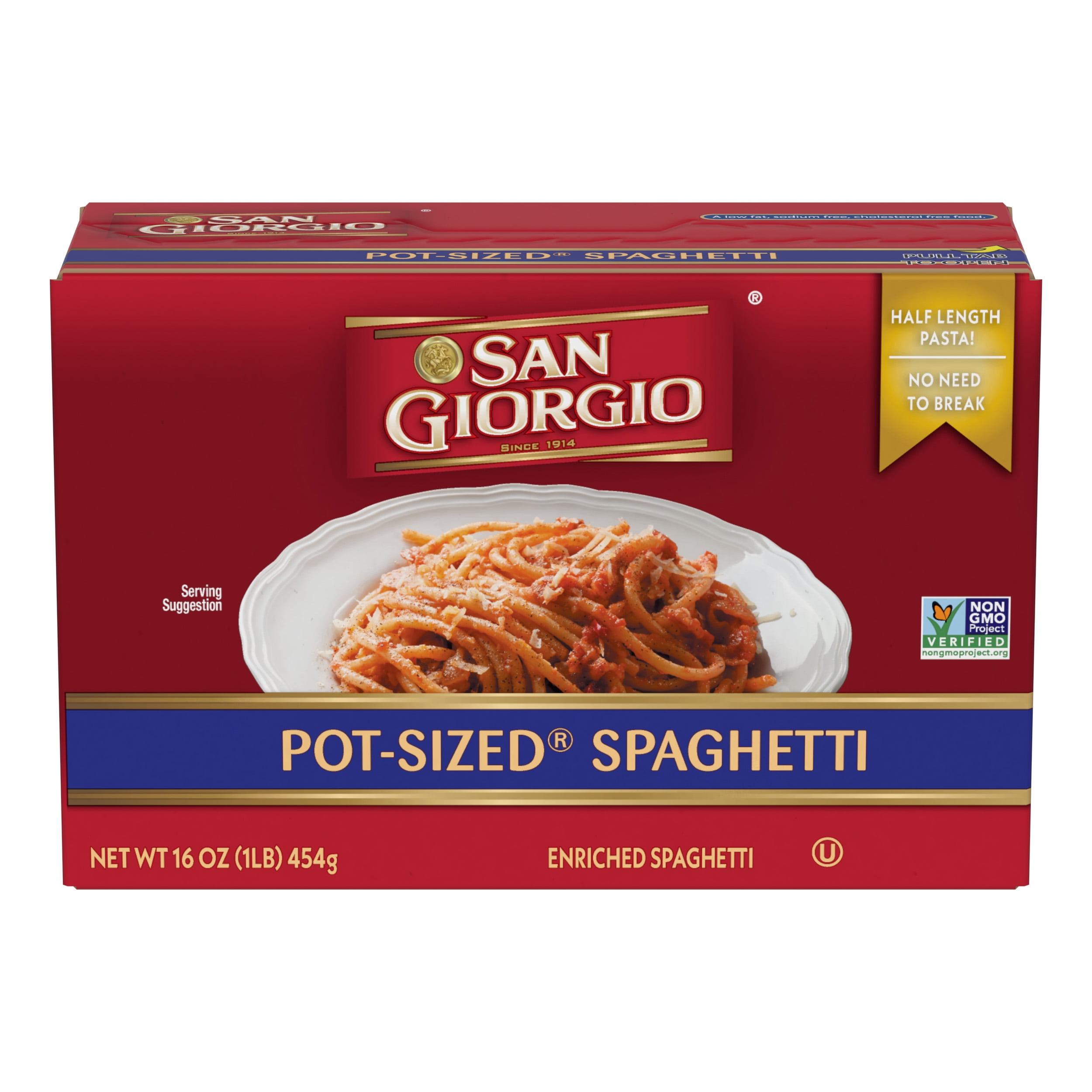 San Giorgio Spaghetti Pasta Enriched Semolina (16 oz) b5eoz