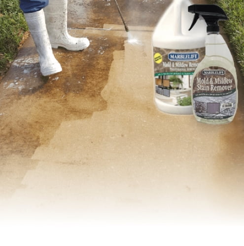 MARBLELIFE Mold & Mildew Stain Remover, Professional Strength Surface Cleaner (32 oz) e3vba