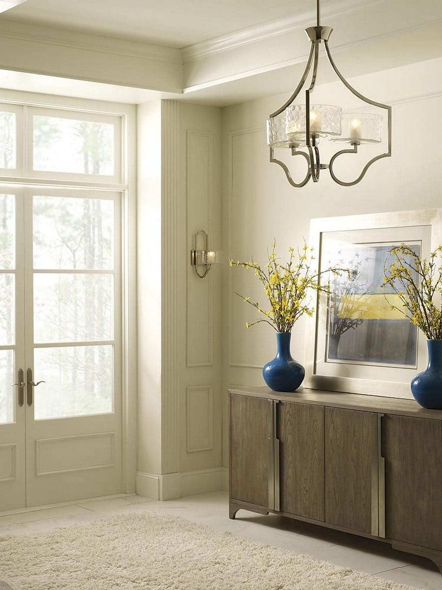 Progress Lighting Caress One-Light Small Foyer Pendant (Grey, 12 in) vk20k