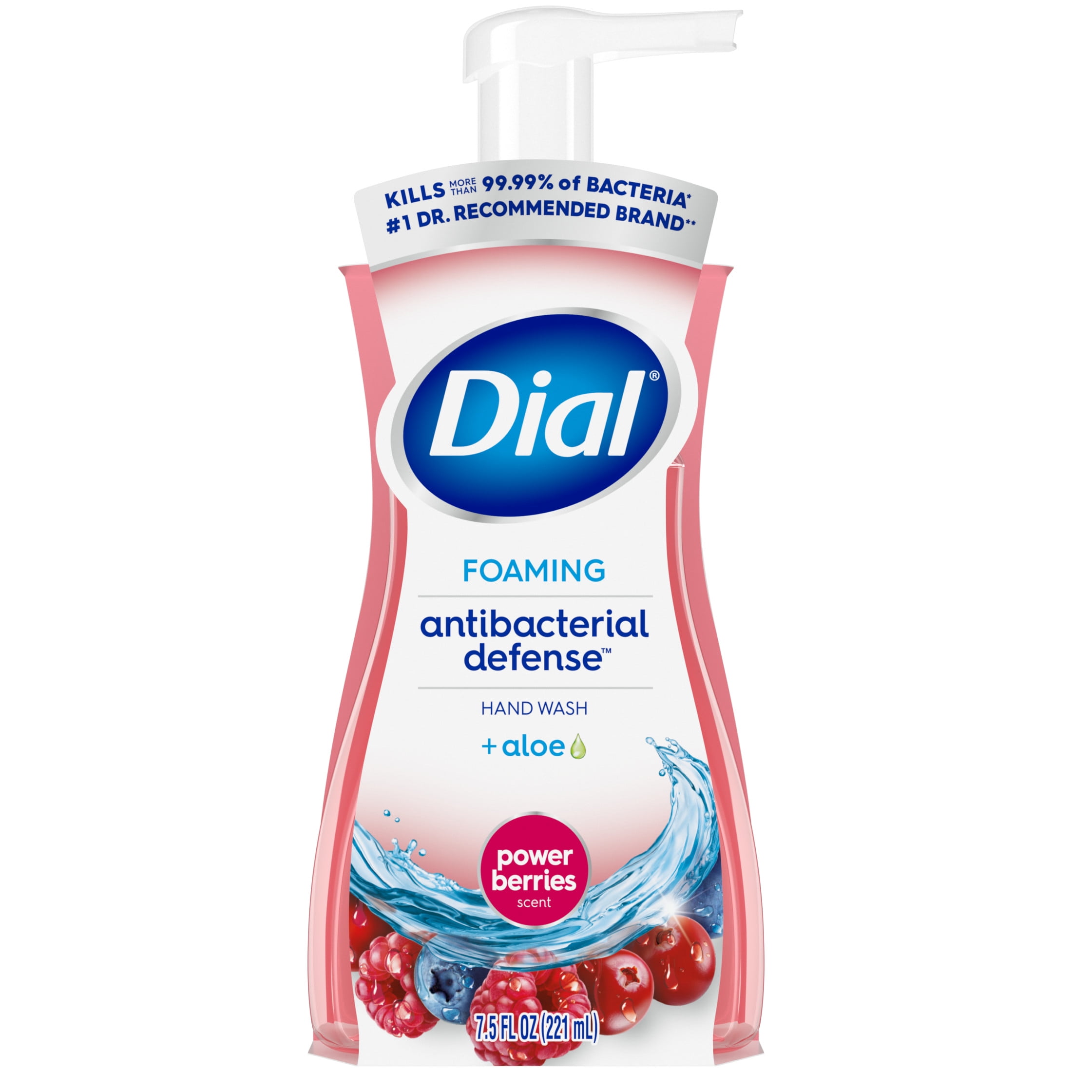 Dial Antibacterial Defense Foaming Hand Soap, Power Berries Scent (7.5 fl oz) afkqc - Image 9