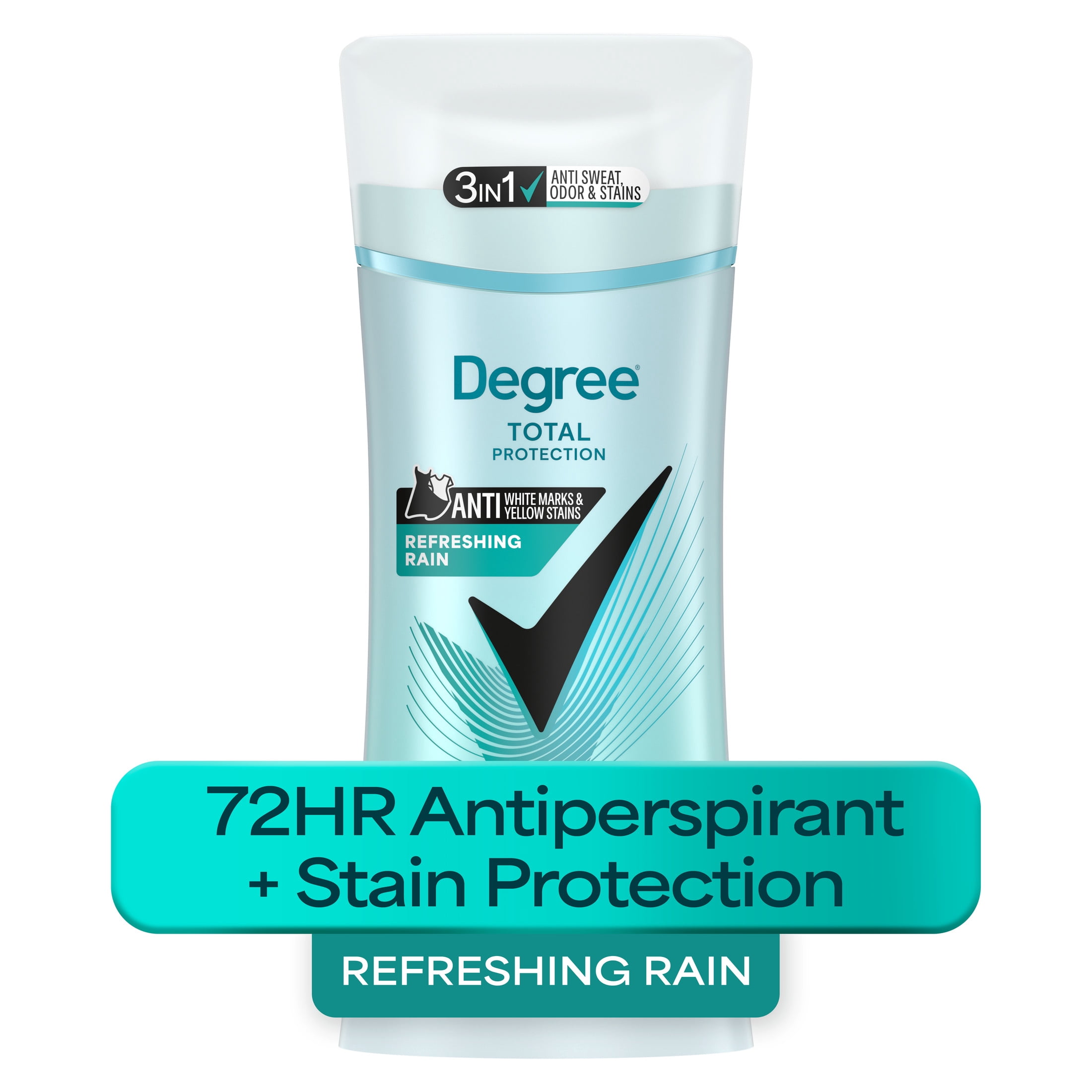 Degree UltraClear Antiperspirant Deodorant Pure Rain Anti-Stain Protection (White, 2.6 oz) j4wbc