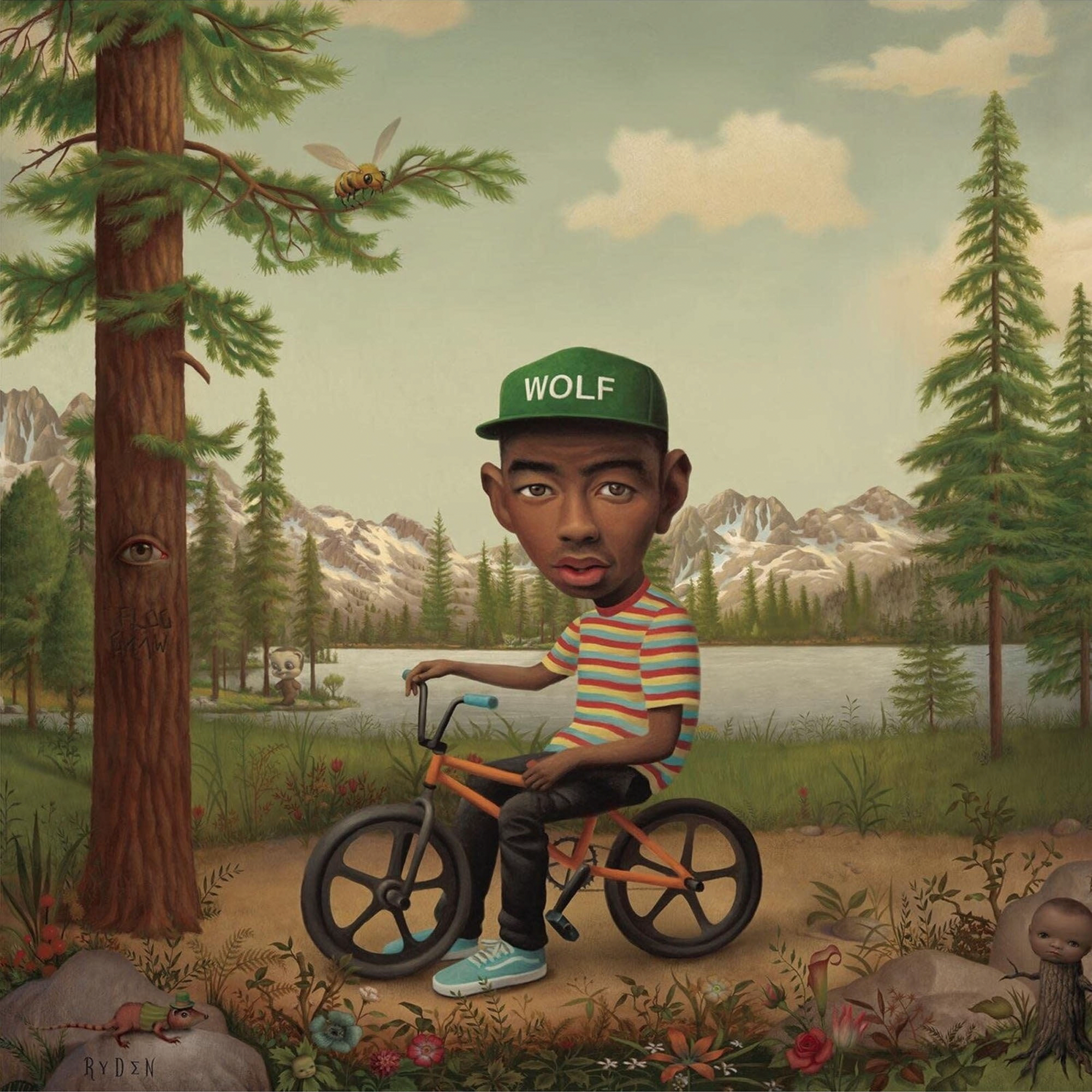 Columbia Records Tyler, the Creator Wolf Vinyl Record (12 in) vhgkv