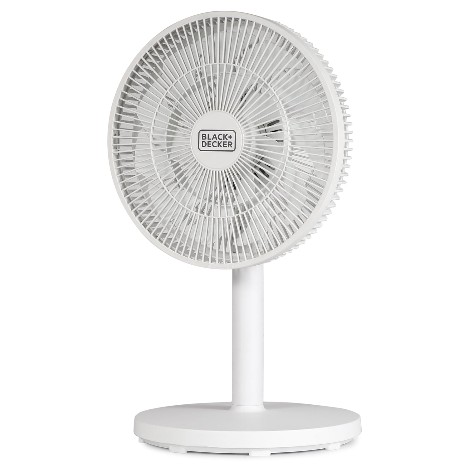 BLACK+DECKER 12-In. Oscillating Dual-Blade Table Fan with Remote (White, 12 in) cf5qh