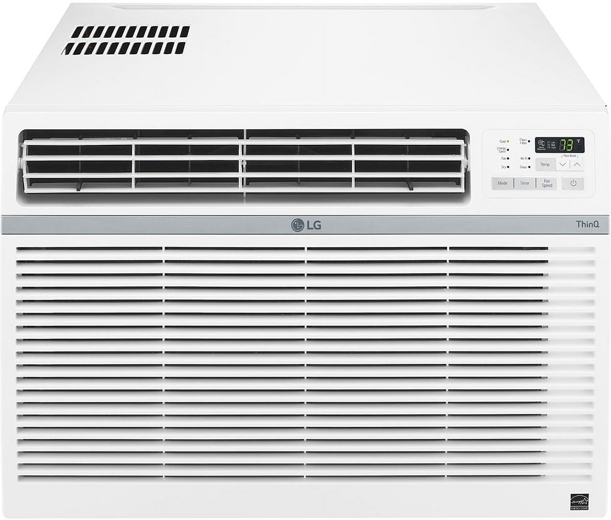 LG Window Air Conditioner with Wi-Fi and Smart Control (White, 18000 BTU) v7q43