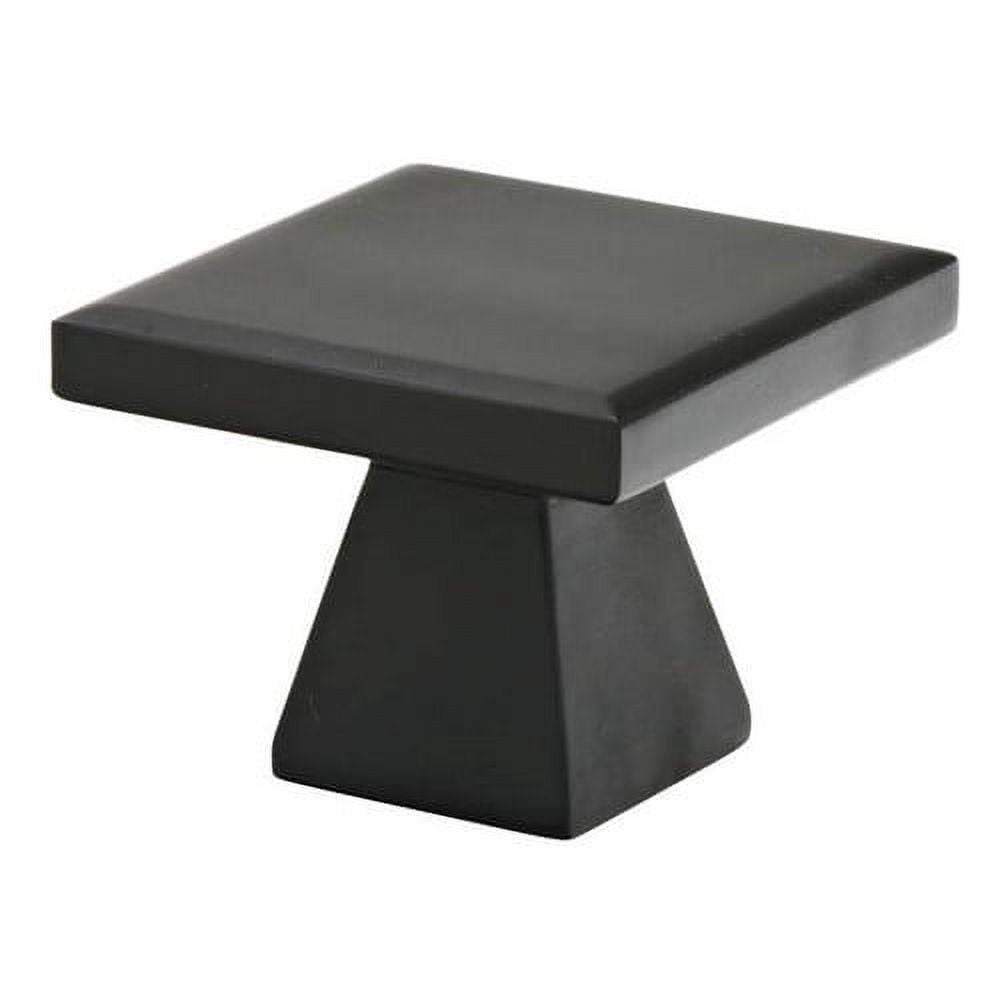 Emtek Podium Cabinet Knob, Modern Decorative Hardware for Kitchen and Bathroom (Satin Nickel, 1.25 in) wvw2y