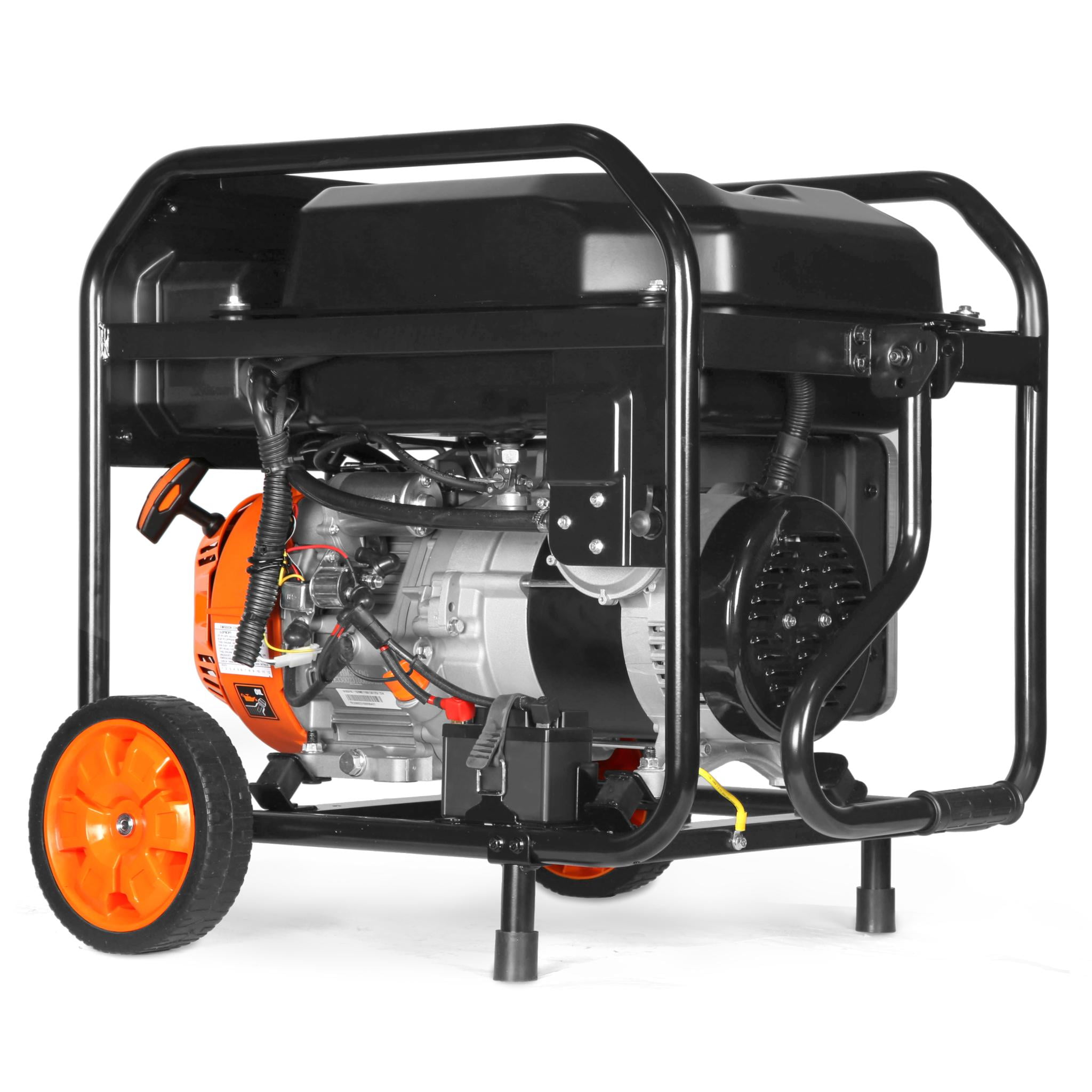 WEN 8000-Watt Dual Fuel Portable Generator, Electric Start, 340cc Engine, RV-Ready with CO Watchdog (6.7 gal) 38zmg