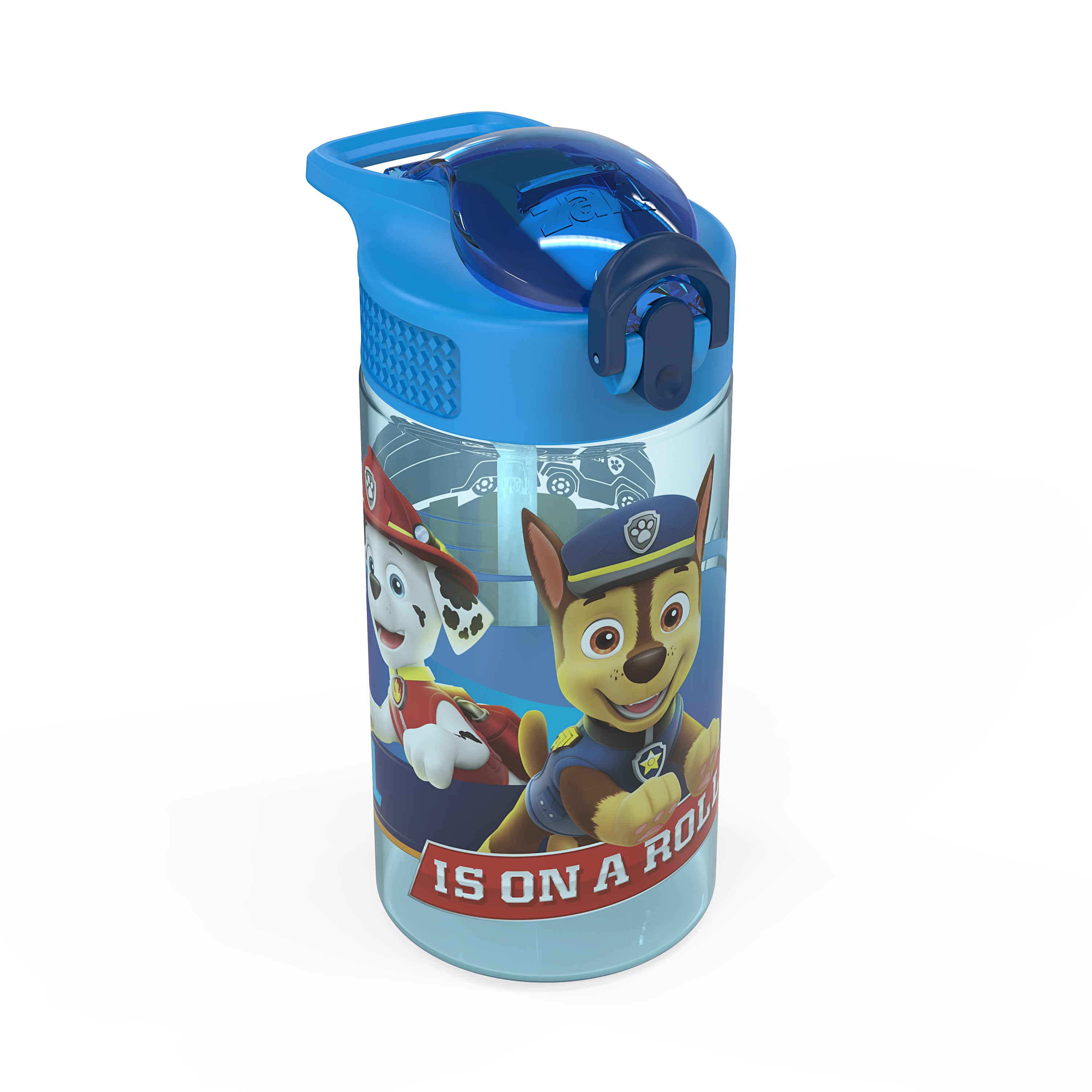 Zak Designs Paw Patrol Kids Water Cup with Straw (Blue, 16 oz) bbsjf
