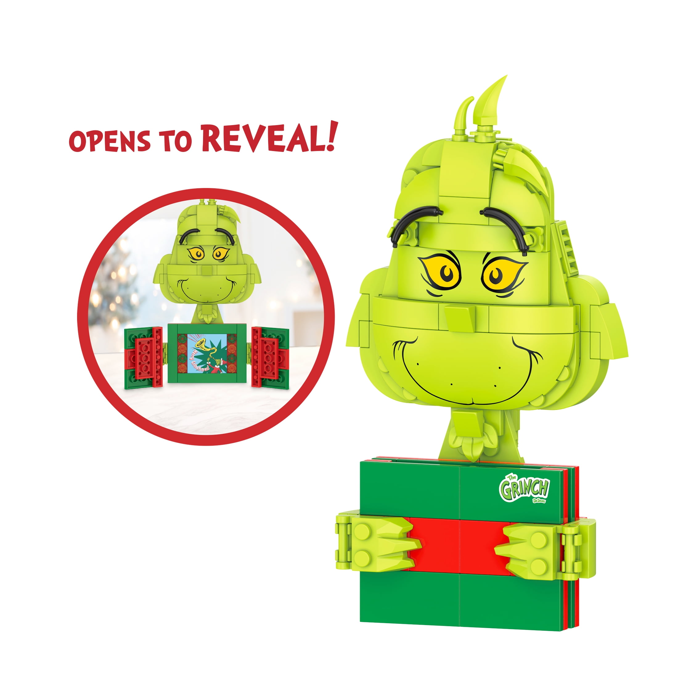 Brickcraft The Grinch Story Time Decoration Building Kit (Holiday Collectible, 138-Piece Set) 8ixmy