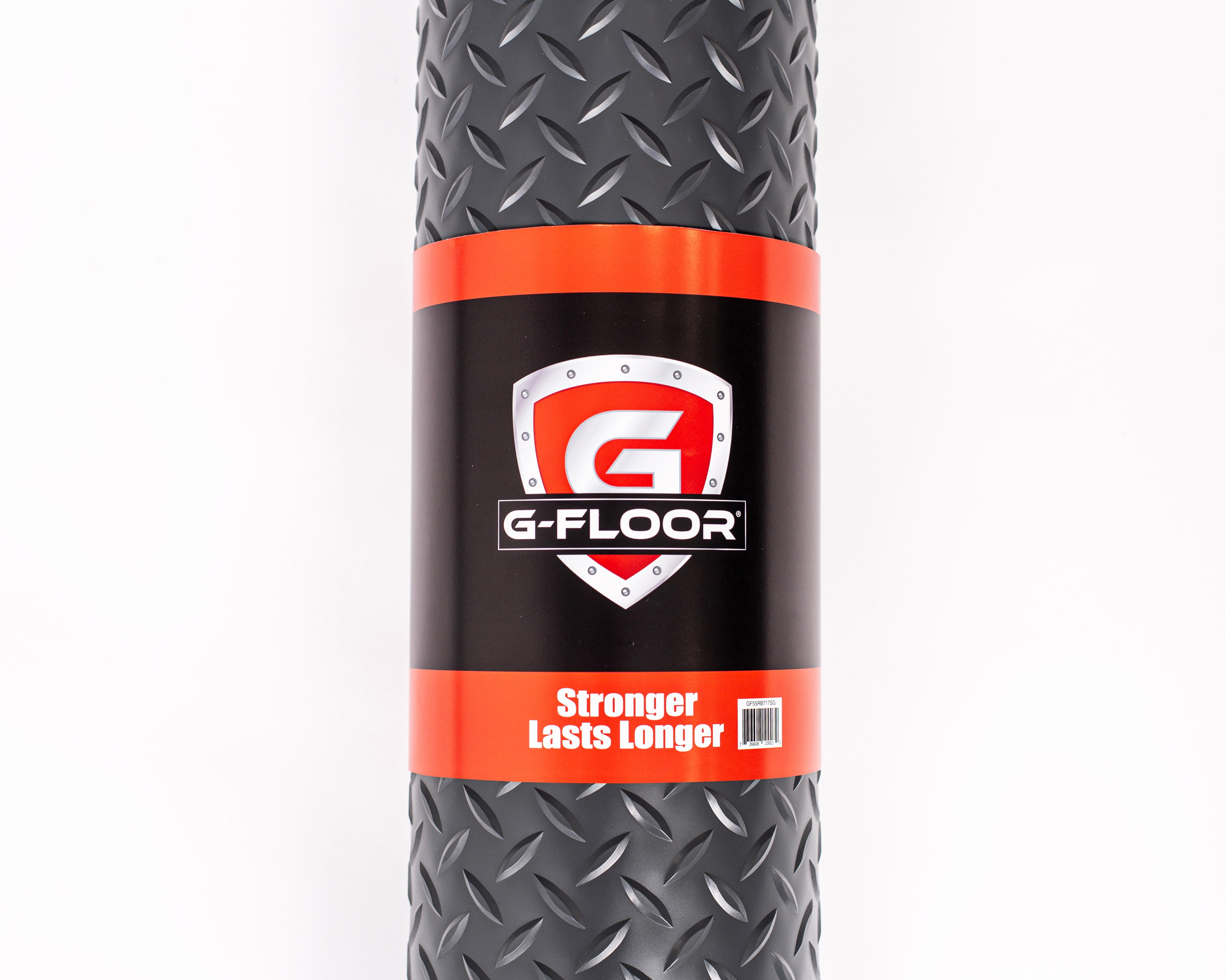 G-Floor Diamond Tread Vinyl Performance Garage Runner (Grey, 27 in. Wide) hefrv
