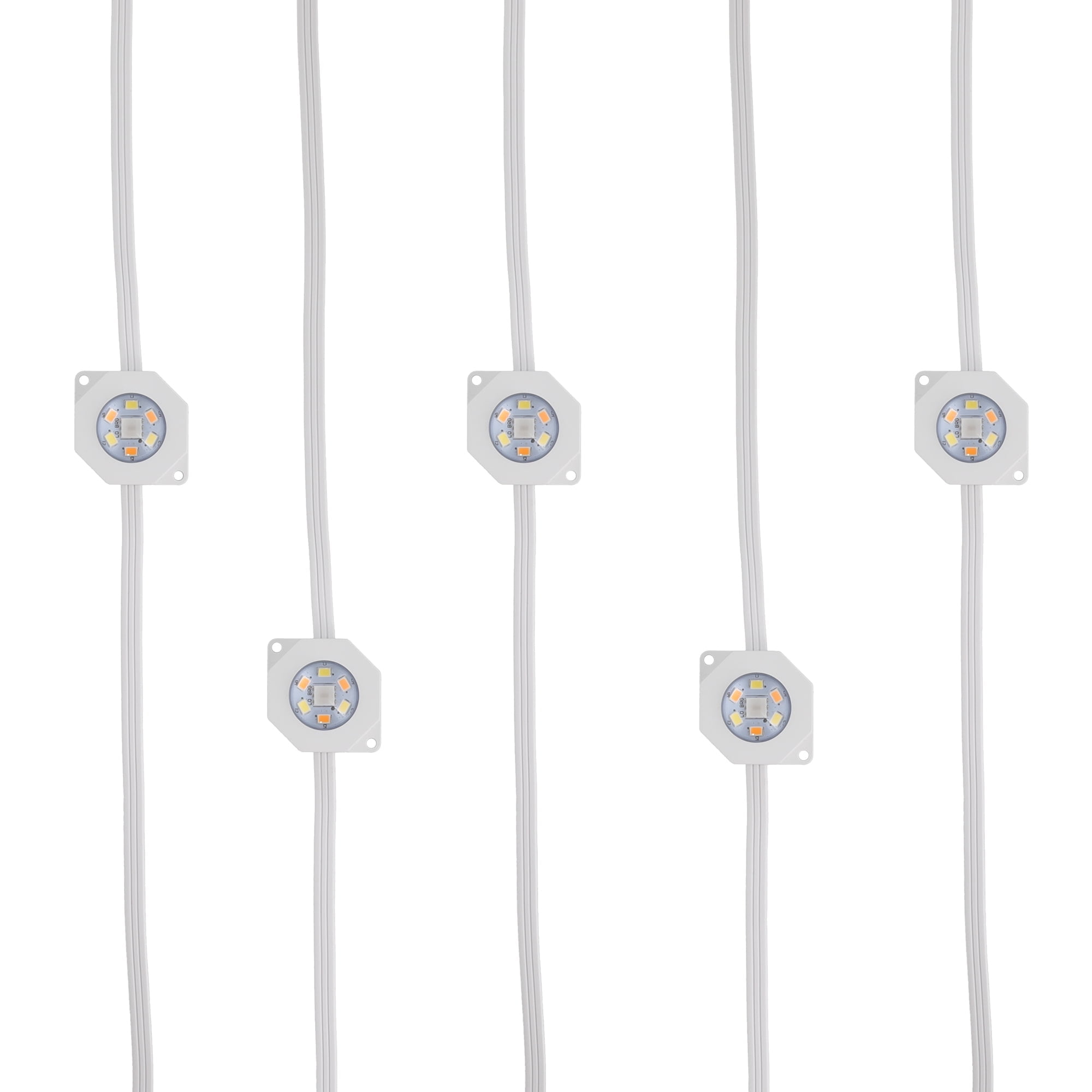 Energizer Smart WiFi Outdoor Permanent LED String Lights, RGB+IC Color-Changing, App & Voice Control, Weatherproof (Multi-Color, 100 ft) kqpcp
