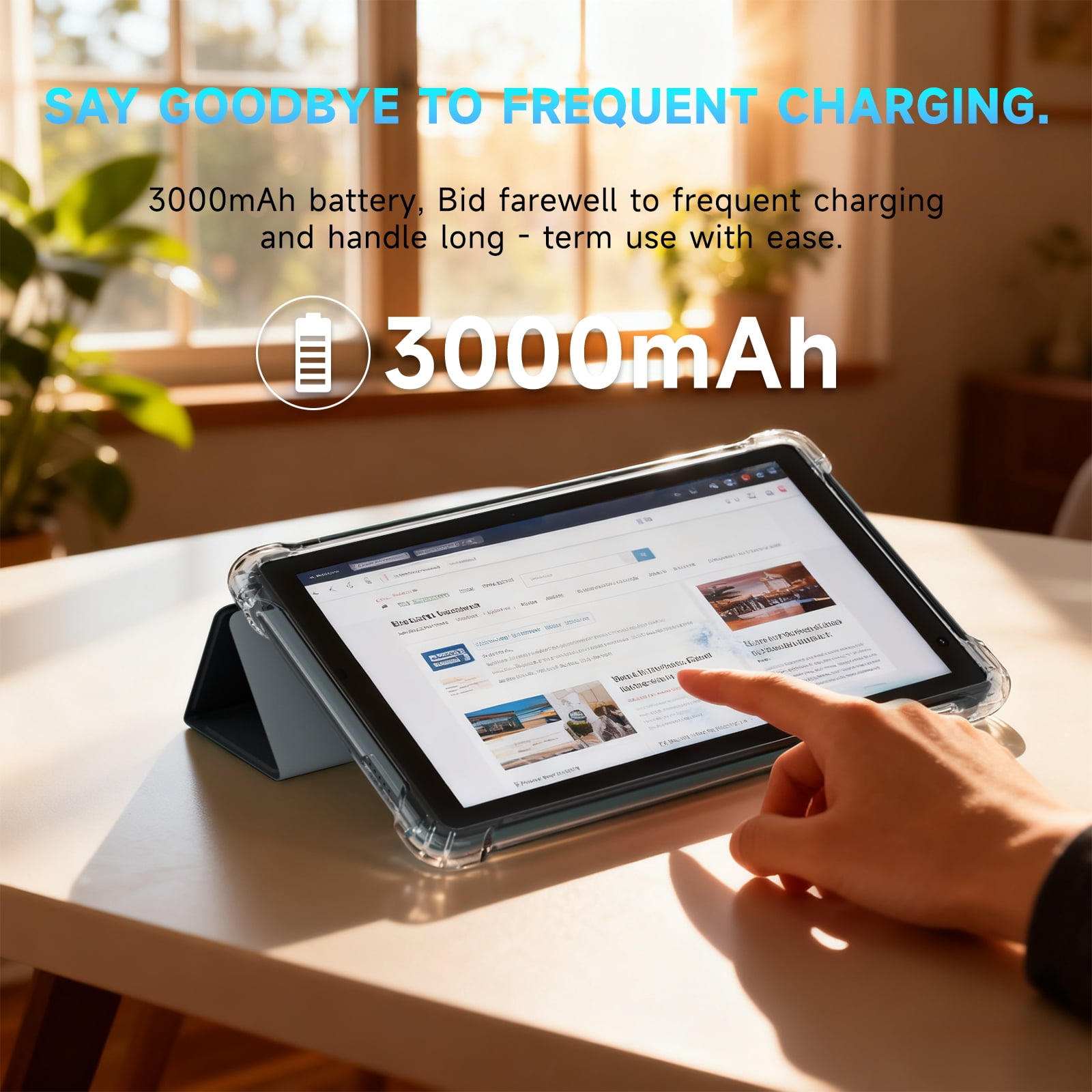 ZZB Android 15 Tablet 7 Inch HD IPS Display (Black, 32GB ROM) x0xw0