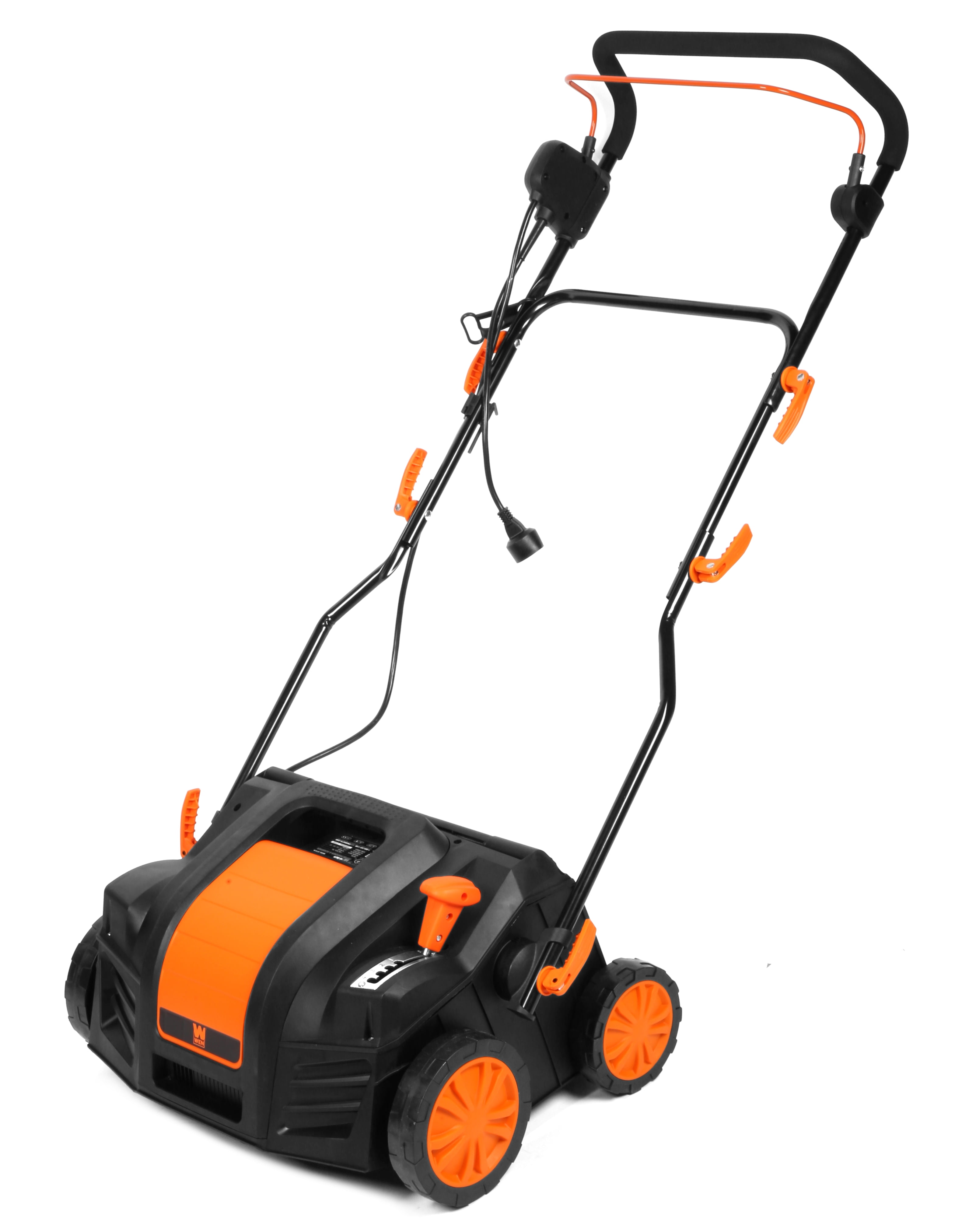 WEN 2-in-1 Electric Lawn Dethatcher and Scarifier with 16-inch Clearing Path (15 Amp, 5-Position Height Adjustment) gld0p