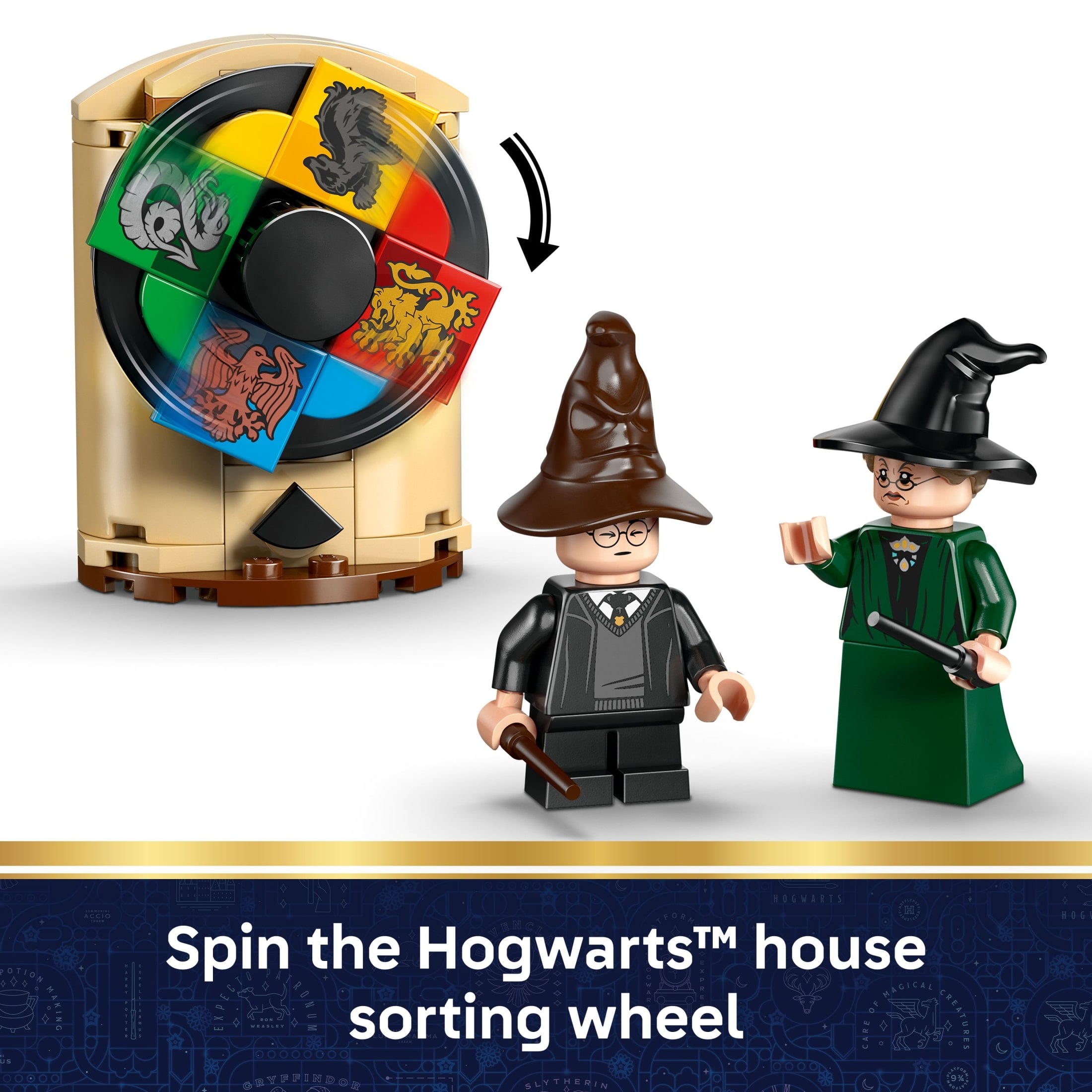 LEGO Harry Potter Hogwarts Castle Sorting Hat Ceremony Building Set (124 Pieces) hmbcn