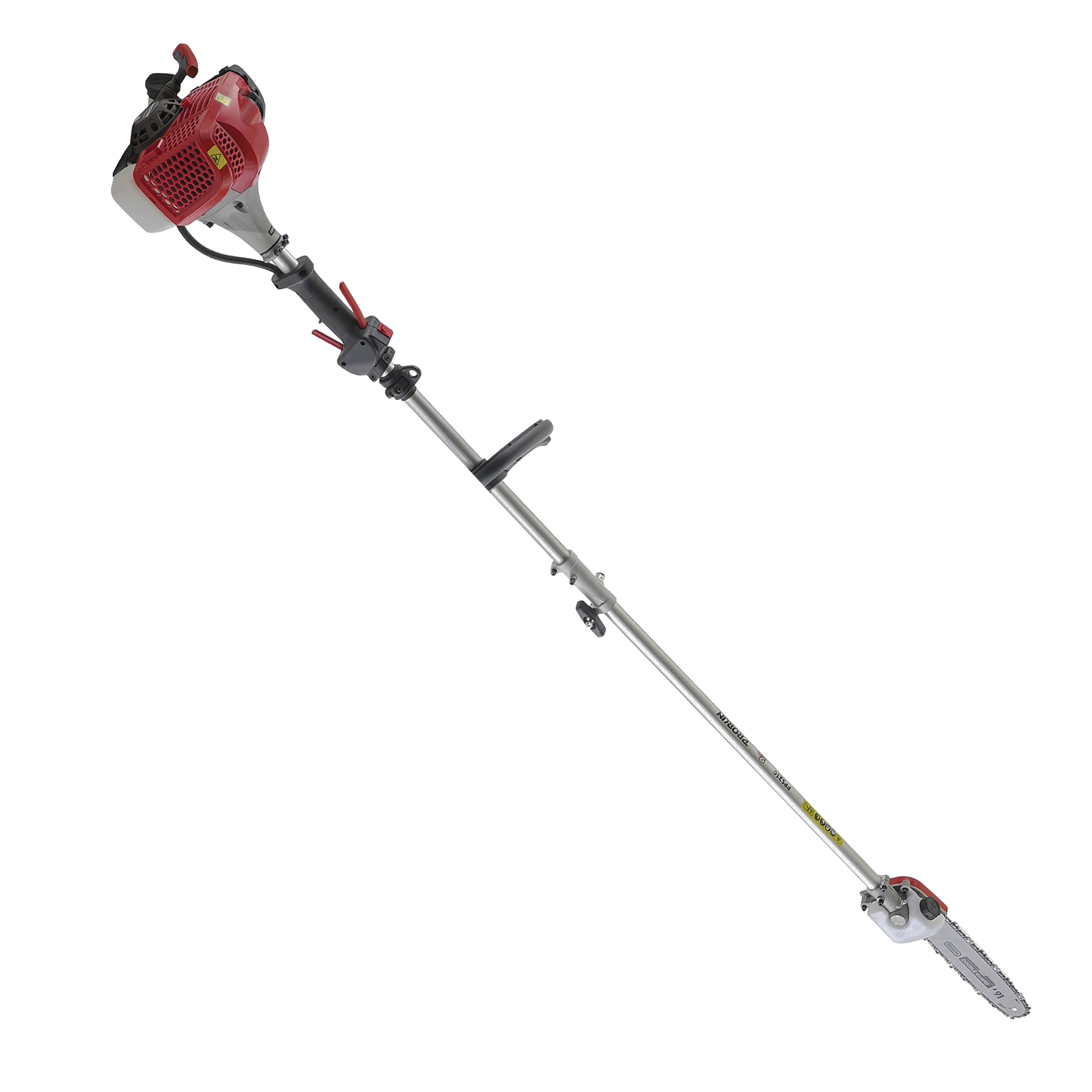 PRORUN 25.4cc Gas-Powered Pole Saw, 2-Cycle Engine, 10-in. Bar (10 ft Reach) oo0ak