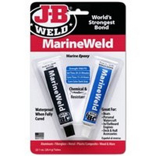 J-B Weld 8272 MarineWeld Epoxy Adhesive (Grey, 2 oz) y0hc0