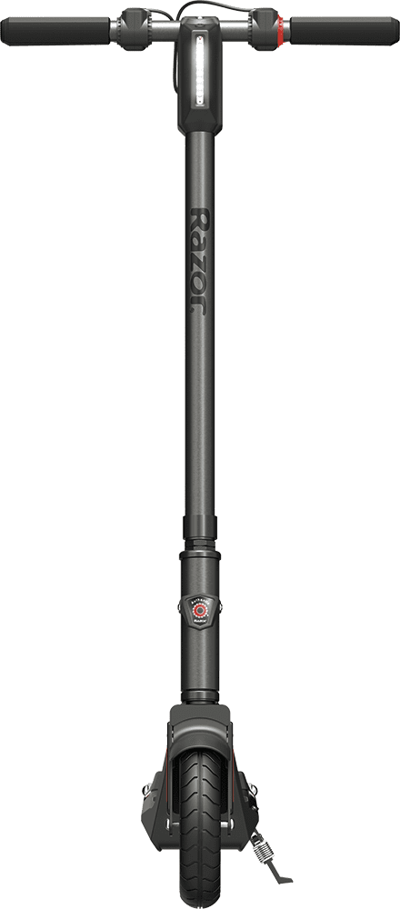 Razor E Prime III Electric Scooter for Adults, Portable Folding Commuter with 18 mph Max Speed and 15-mile Range (Black, 220 lb Capacity) fjgv5